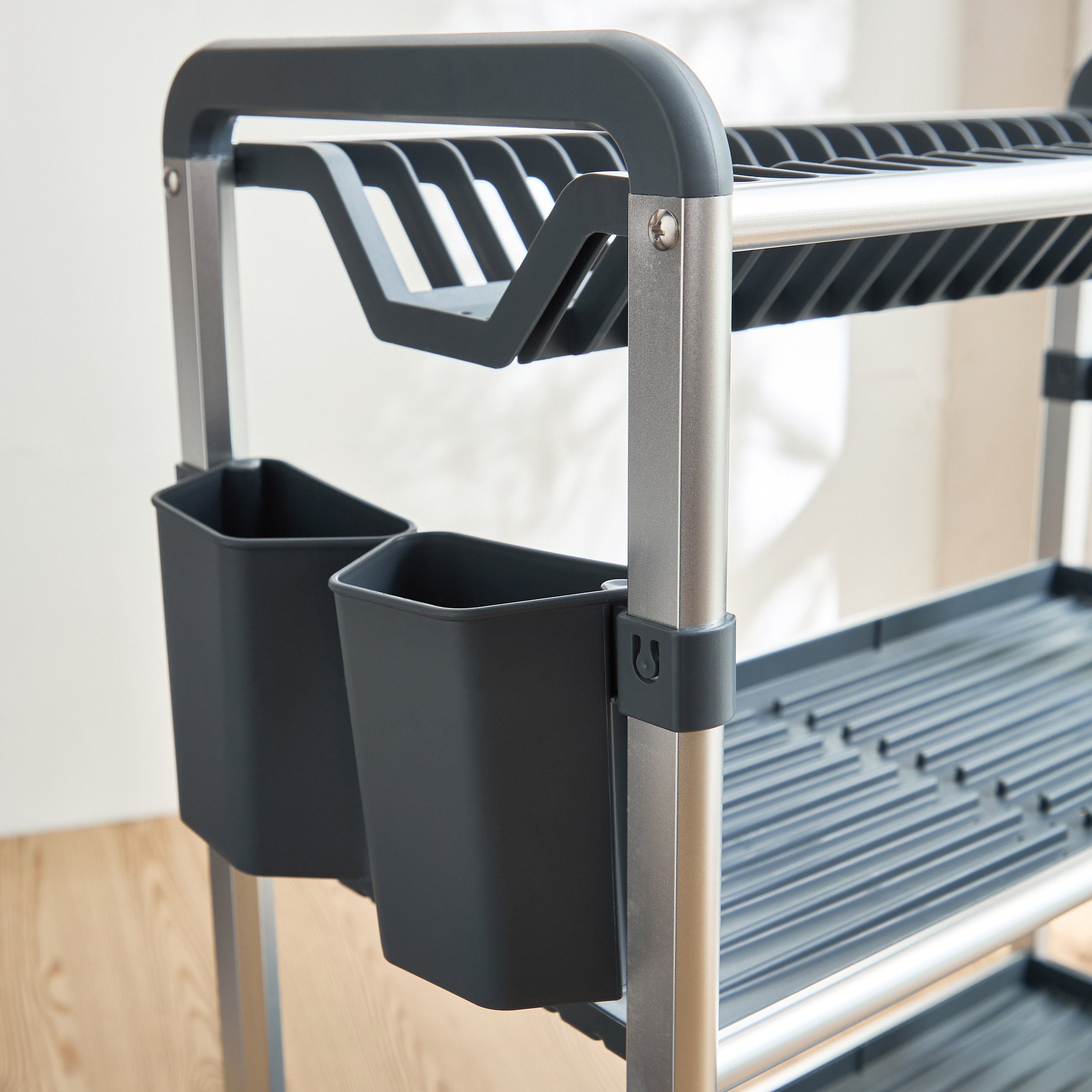 Addie 3-Tier Aluminum Dish Rack-household-kitchen-dishwashingandaccessories-dishracks-image-4