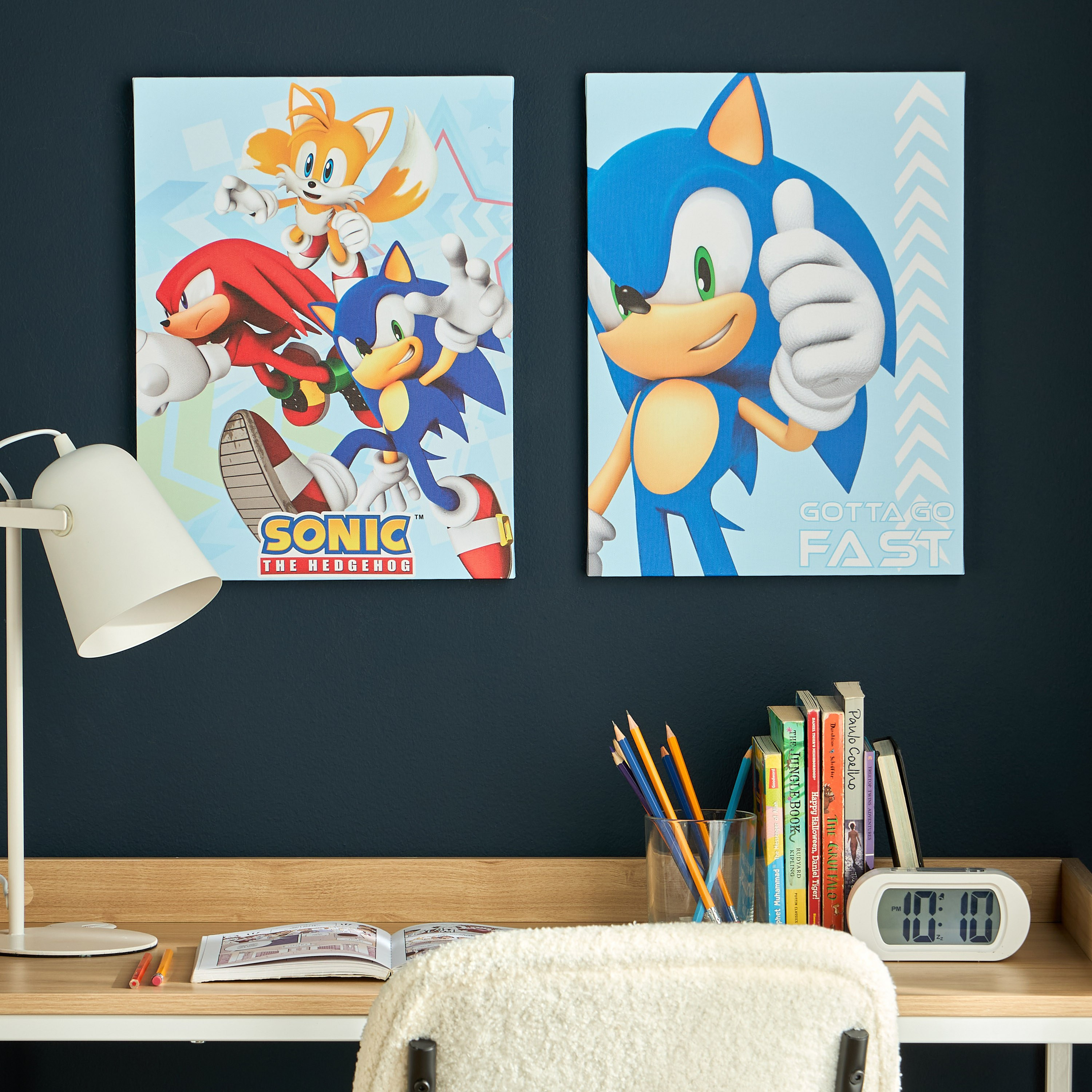 Gotta Go Fast Sonic Canvas Wall Art - 30x40 cm-babyandkids-decorandlighting-decor-wallart-image-3
