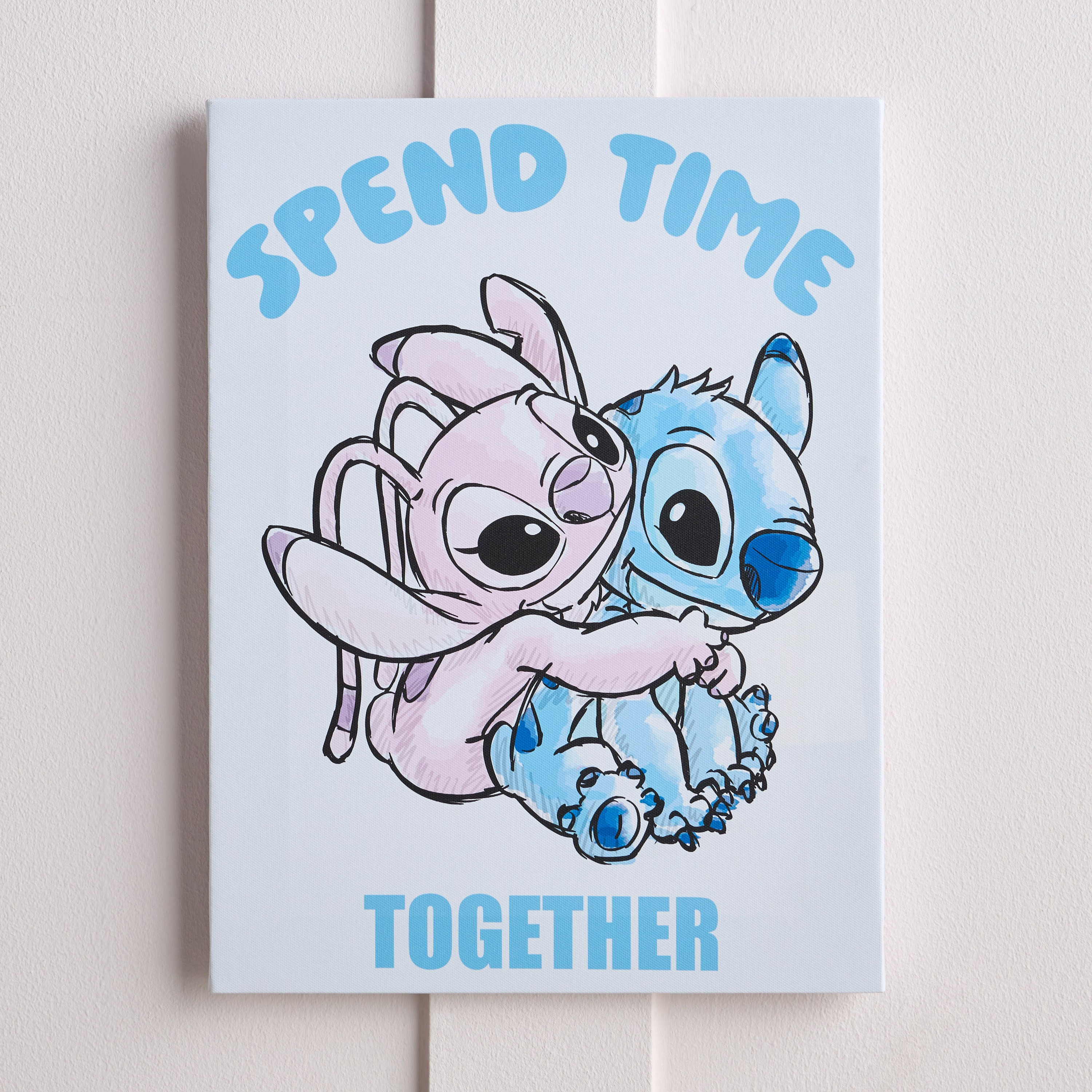 Stitch Unframed Canvas Wall Art - 30x40 cm-babyandkids-decorandlighting-decor-wallart-image-1