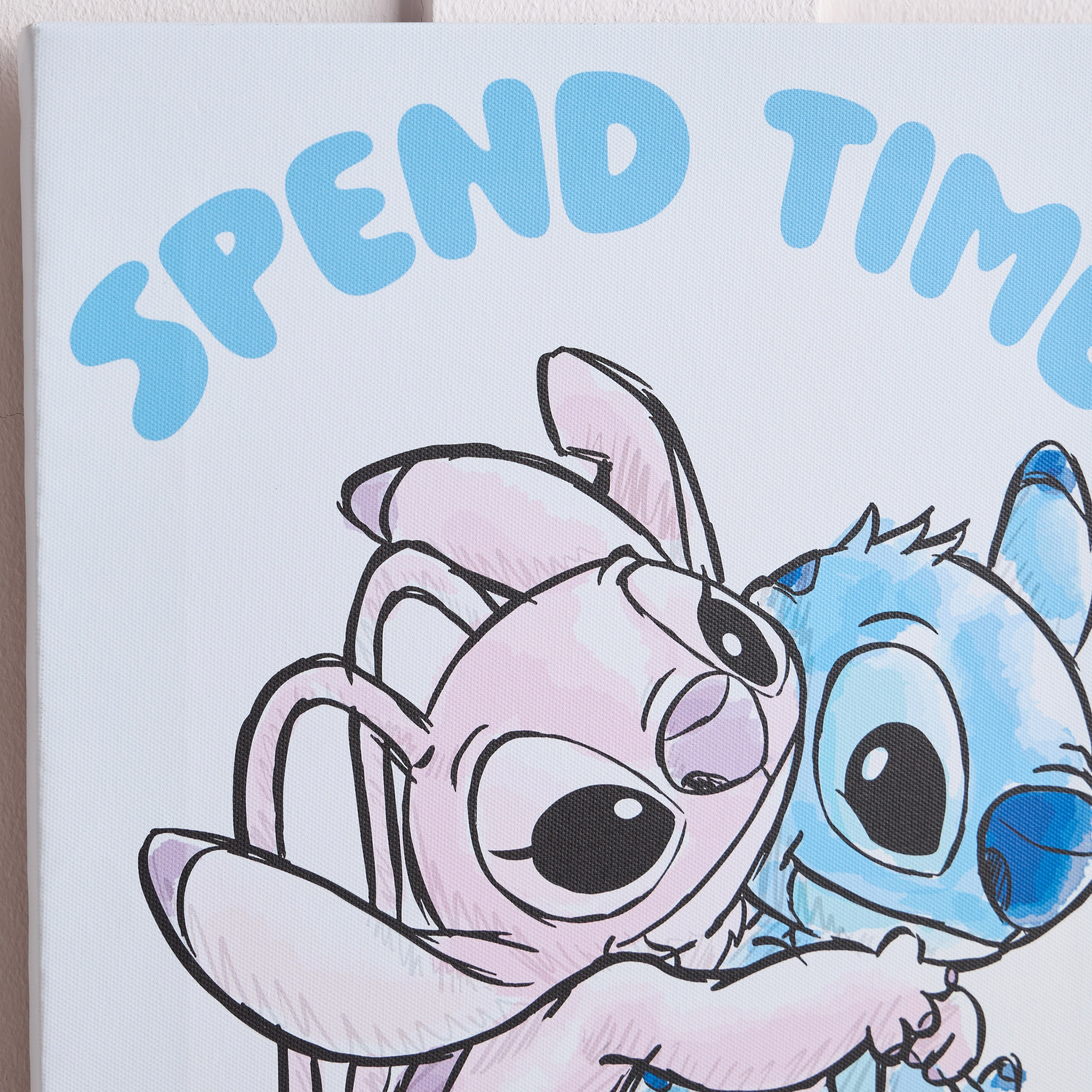 Stitch Unframed Canvas Wall Art - 30x40 cm-babyandkids-decorandlighting-decor-wallart-image-2