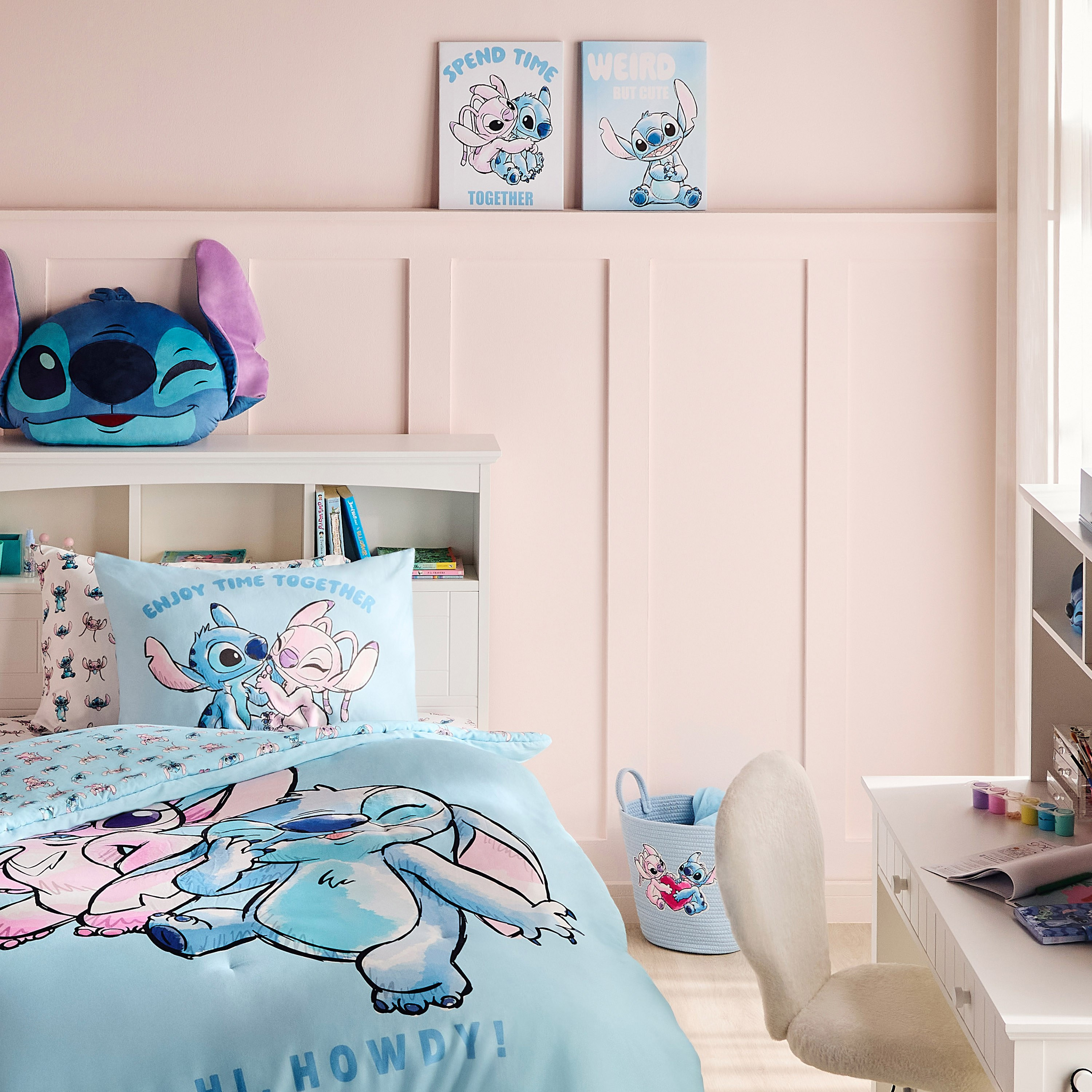 Stitch Unframed Canvas Wall Art - 30x40 cm-babyandkids-decorandlighting-decor-wallart-image-3