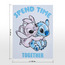 Stitch Unframed Canvas Wall Art - 30x40 cm-kids-decorandlighting-decor-wallart-image-4