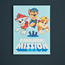 Embark Mission Paw Patrol Canvas Wall Art - 30x40 cm-kids-decorandlighting-decor-wallart-image-1