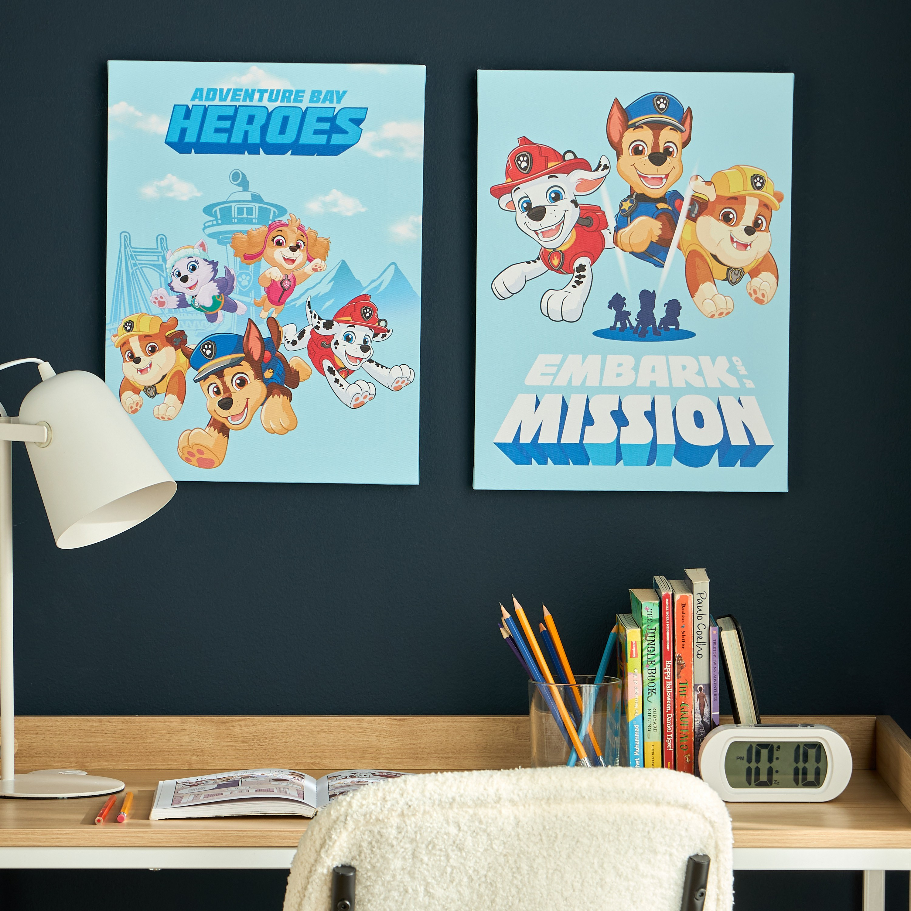 Embark Mission Paw Patrol Canvas Wall Art - 30x40 cm-babyandkids-decorandlighting-decor-wallart-image-3