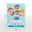 Embark Mission Paw Patrol Canvas Wall Art - 30x40 cm-kids-decorandlighting-decor-wallart-image-4