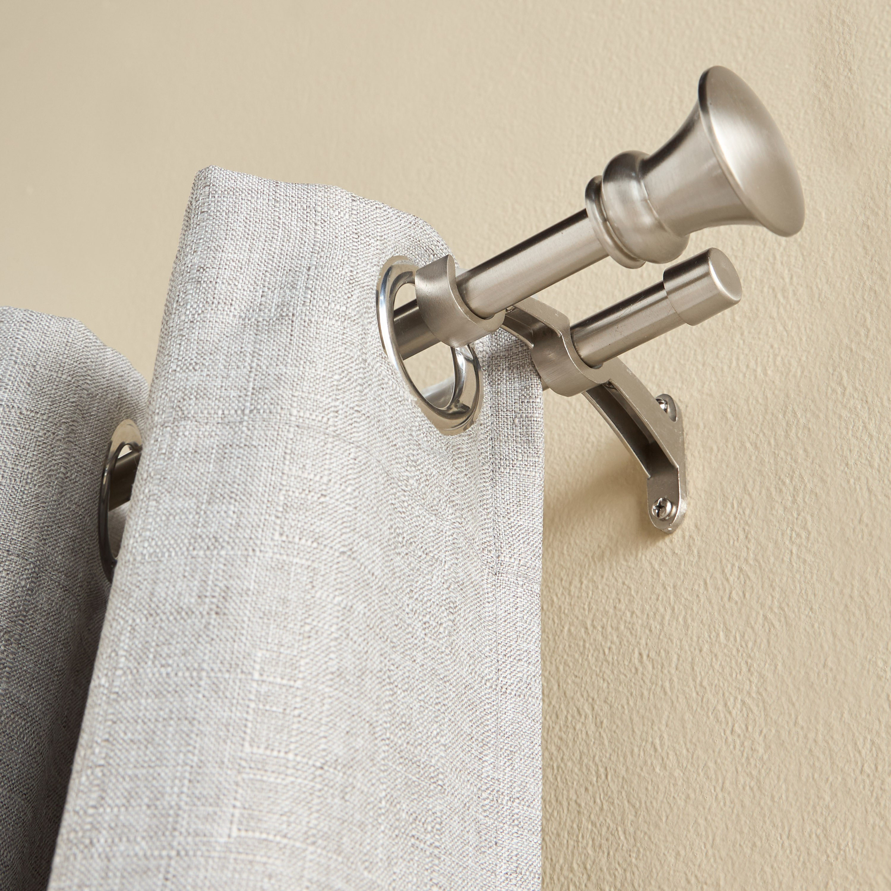 Egyptian 2-Piece Extendable Double Curtain Rod Set - 110-320 cm-household-windows-curtainrodsandaccessories-curtainrods-image-2