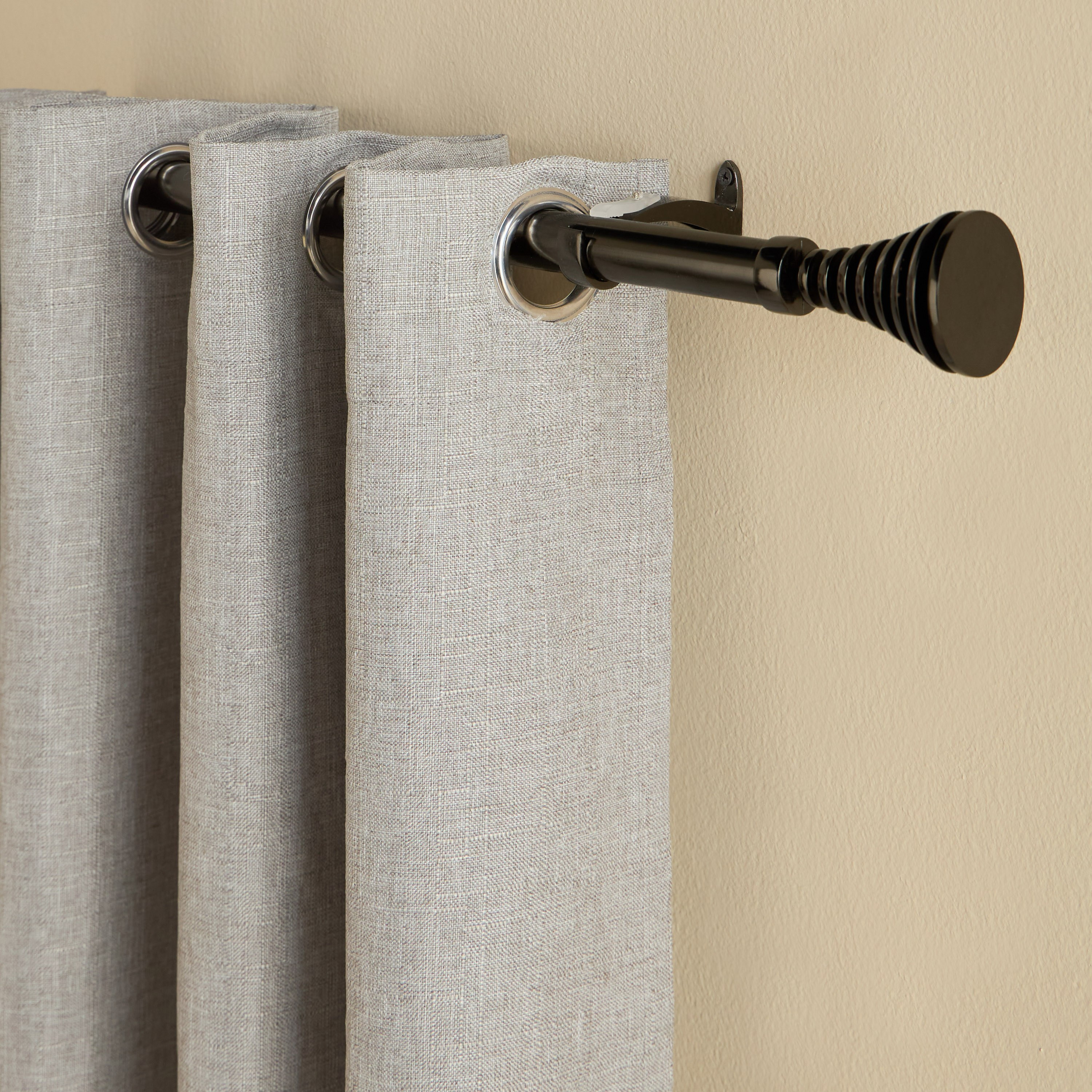 Matrix Extendable Single Curtain Rod - 110-320 cm-household-windows-curtainrodsandaccessories-curtainrods-image-1