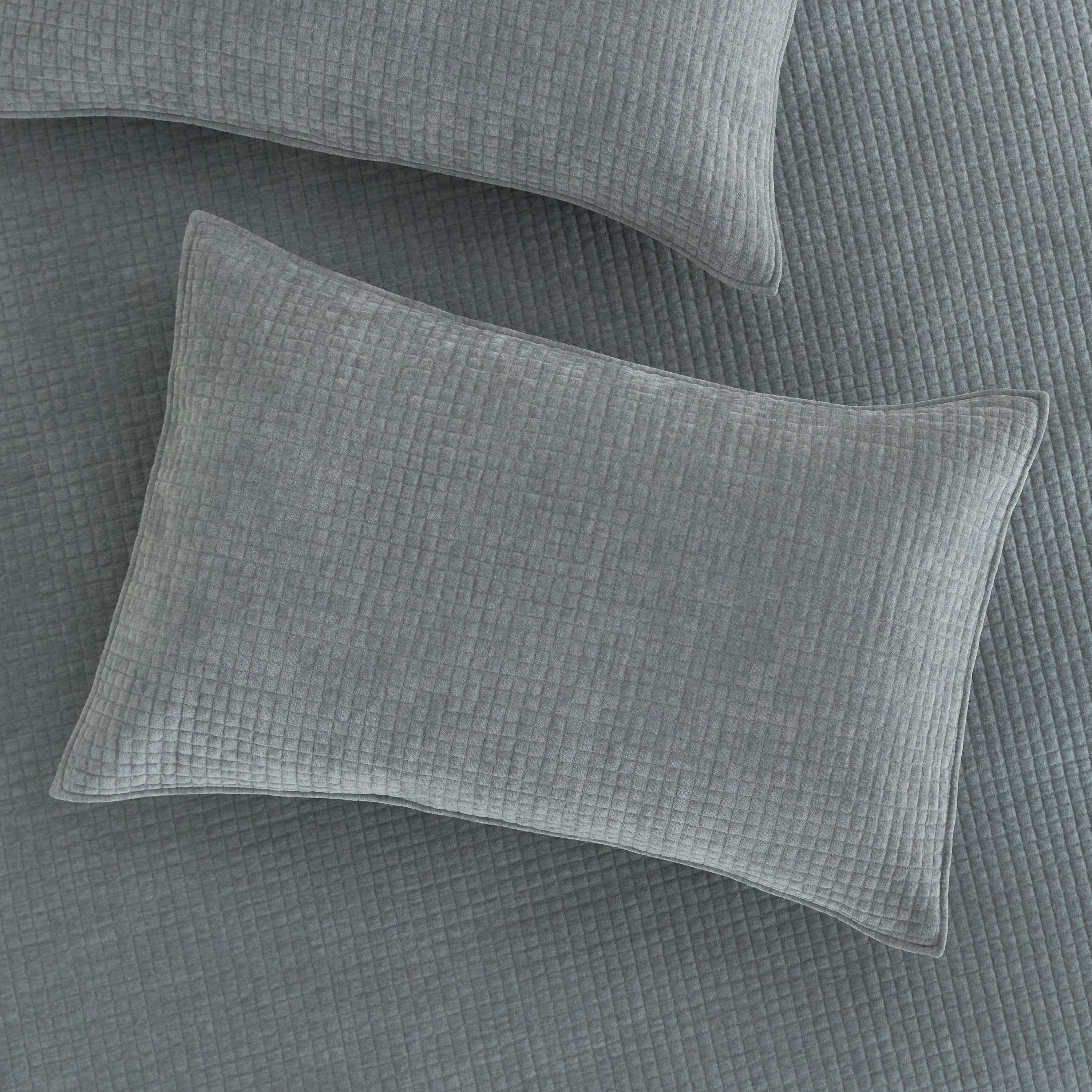 Ava Chenille Quilted 3-Piece Super King Bedspread Set - 240x260 cm-household-bedding-comfortersandbedspreads-bedspreads-image-3
