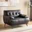 Spencer Faux Leather Armchair-furniture-sofaandseating-armchairs-image-1