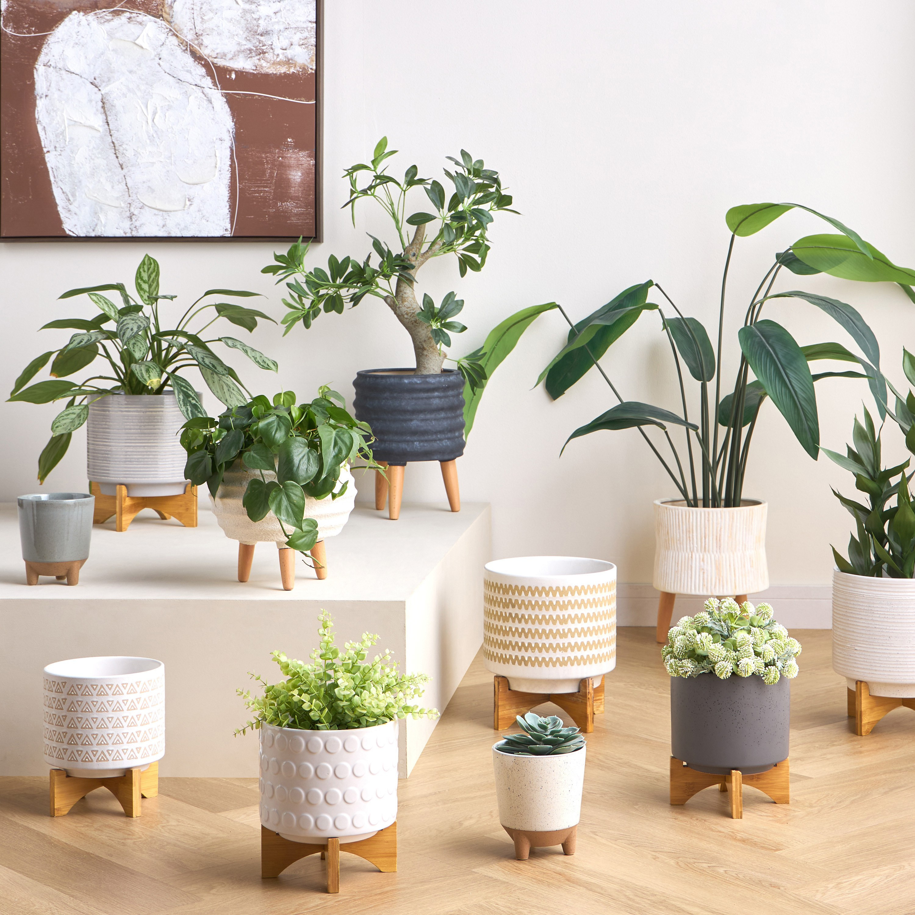 Chloe Ceramic Planter - 34 cm-household-gardenandoutdoor-potsandplanters-planters-image-4