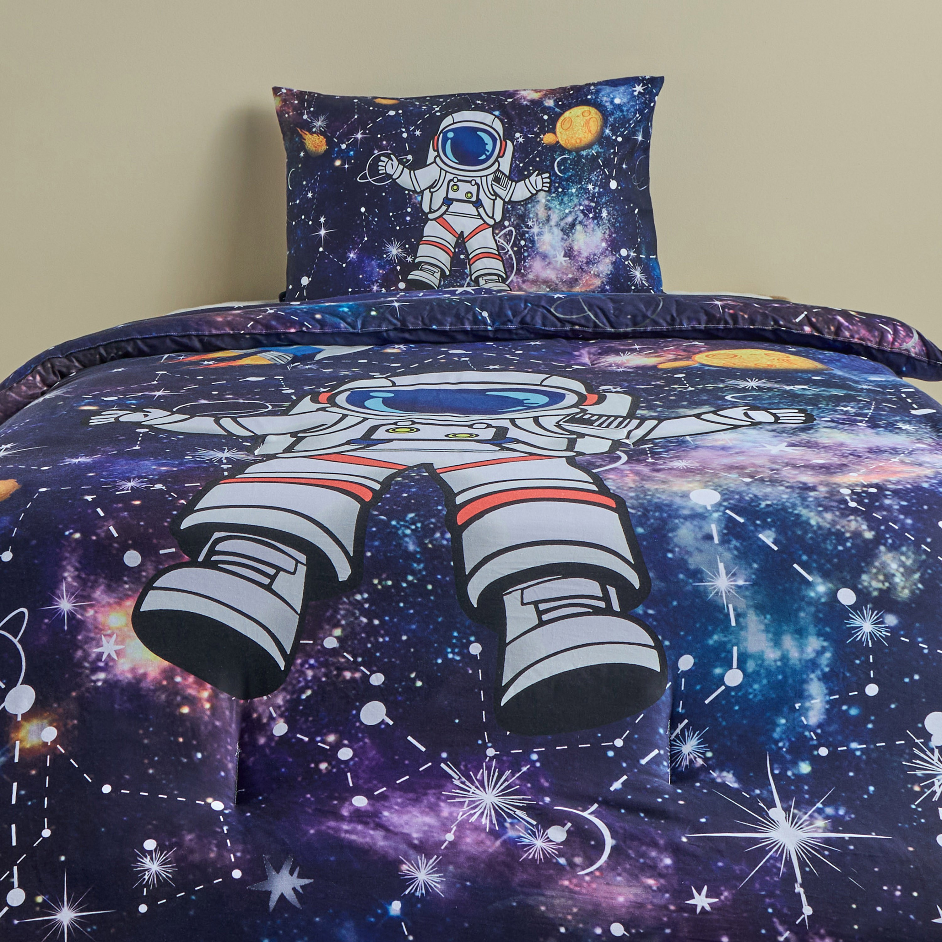 Trent Cotton Printed 200 Thread Count 2-Piece Full Comforter Set - 160x220 cm-babyandkids-beddingandwindows-bedding-comforters-image-2