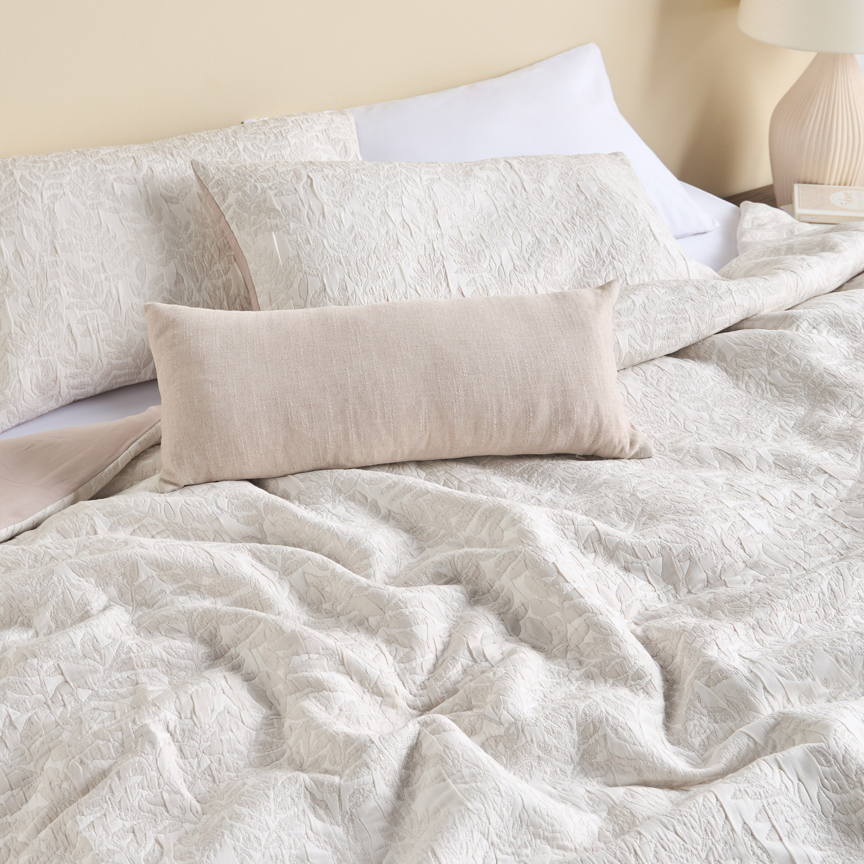 Palma Jacquard 4-Piece Super King Comforter Set - 240x260 cm-household-bedding-comfortersandbedspreads-comforters-image-5