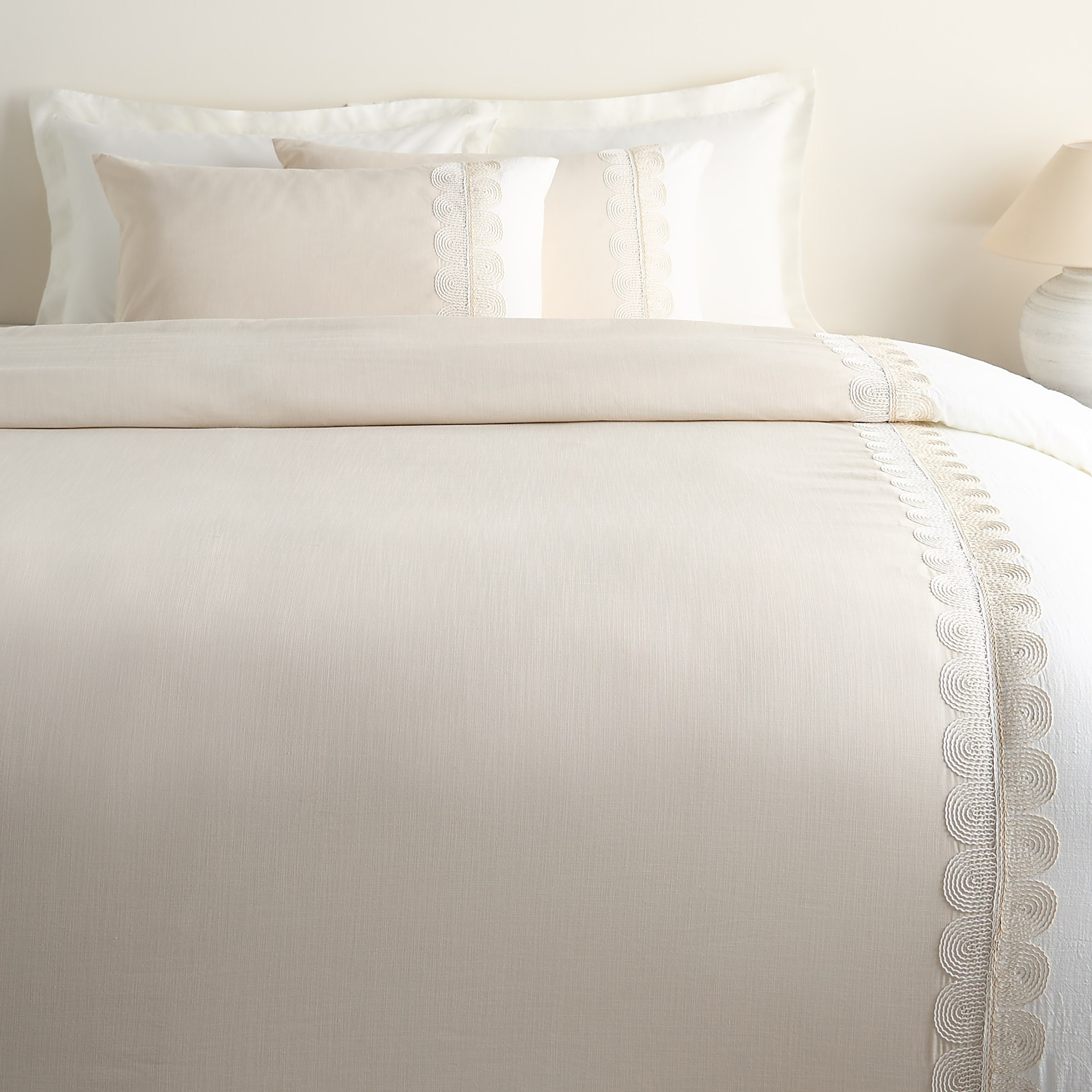 Kuba Cotton Embroidered 6-Piece Super King Comforter and Sheet Set - 260x240 cm-household-bedding-comfortersandbedspreads-bedinabag-image-2