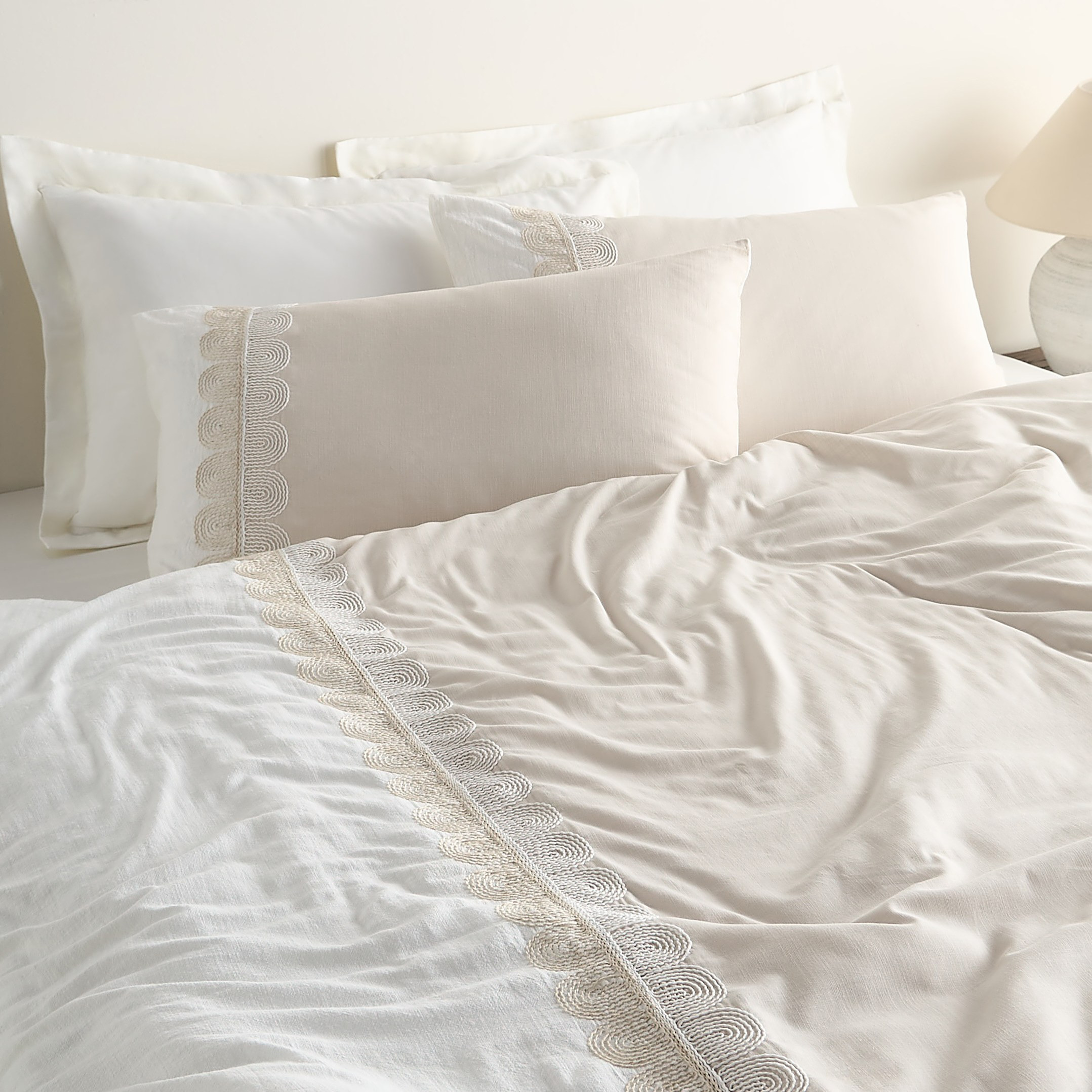 Kuba Cotton Embroidered 6-Piece Super King Comforter and Sheet Set - 260x240 cm-household-bedding-comfortersandbedspreads-bedinabag-image-7
