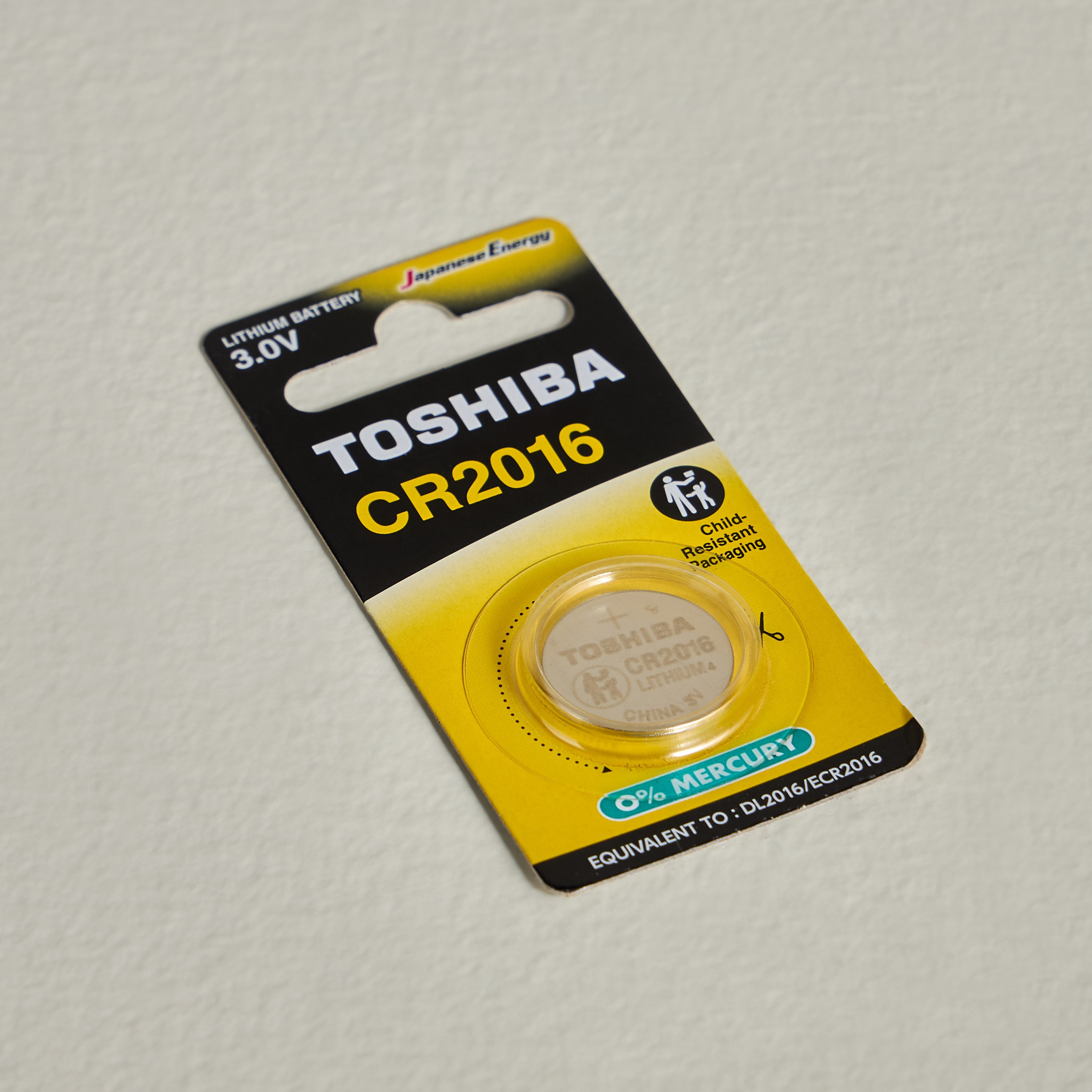 Toshiba CR2016 Lithium Coin Battery