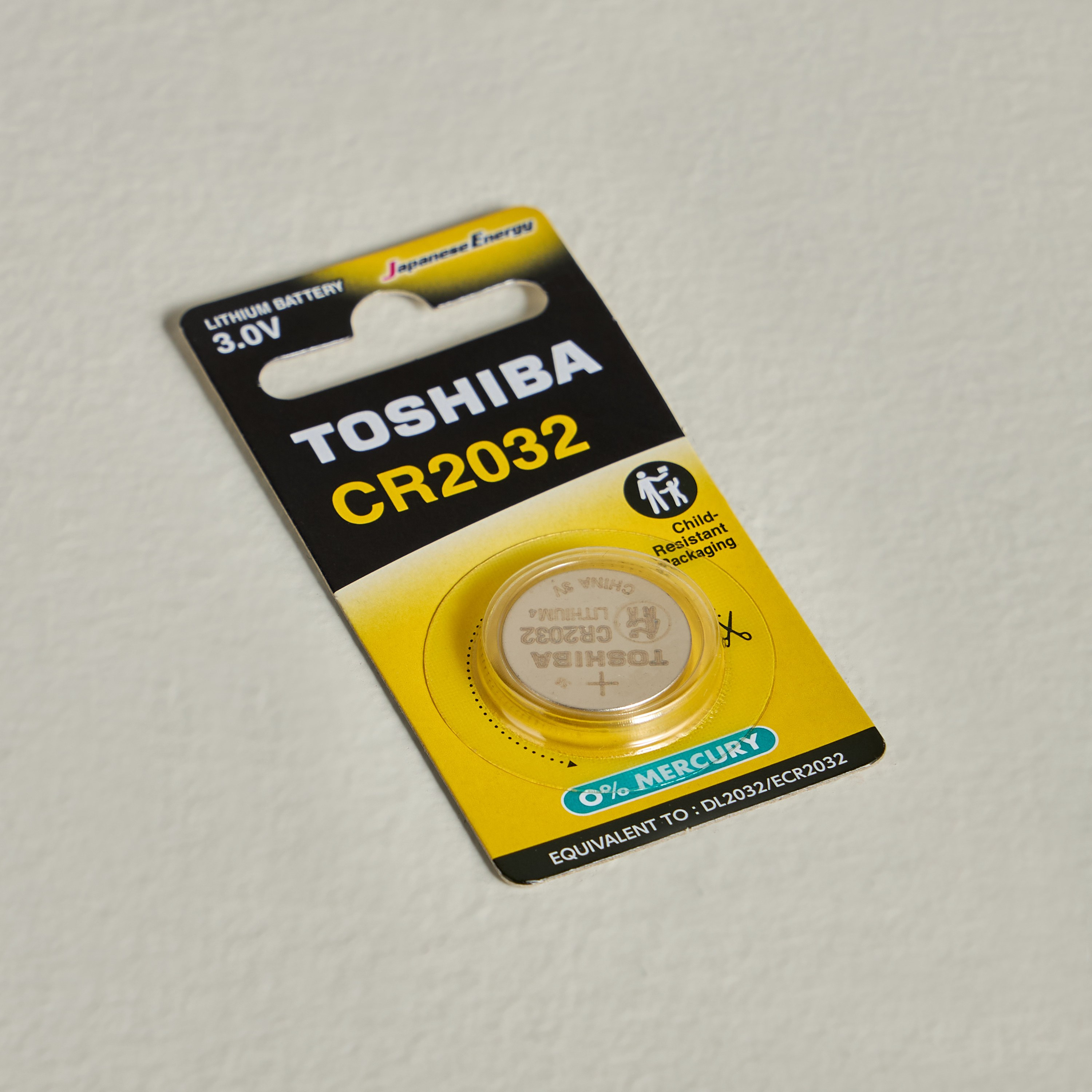 Toshiba CR2032 3V Lithium Coin Battery