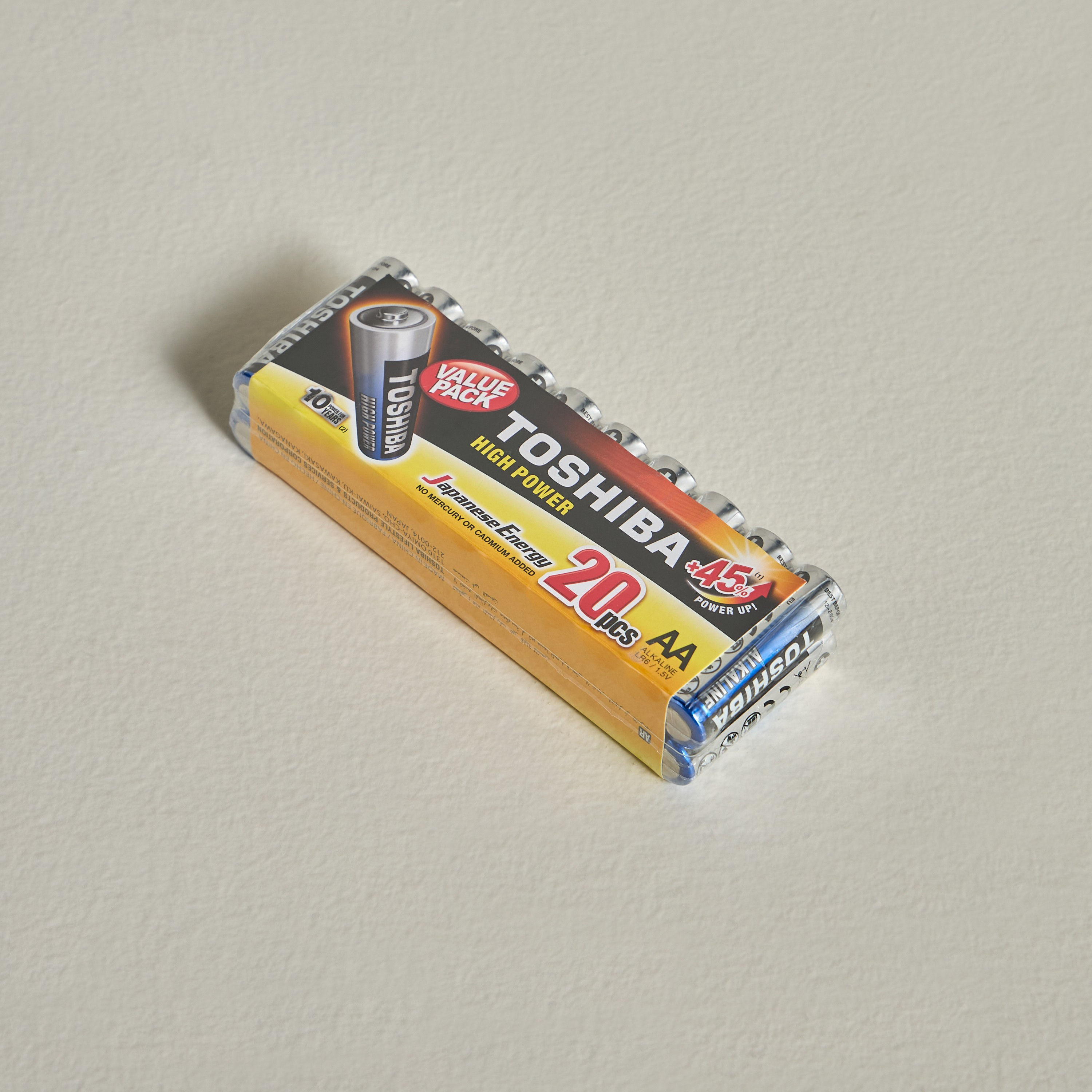 Toshiba 20-Piece High Power AA Battery Set
