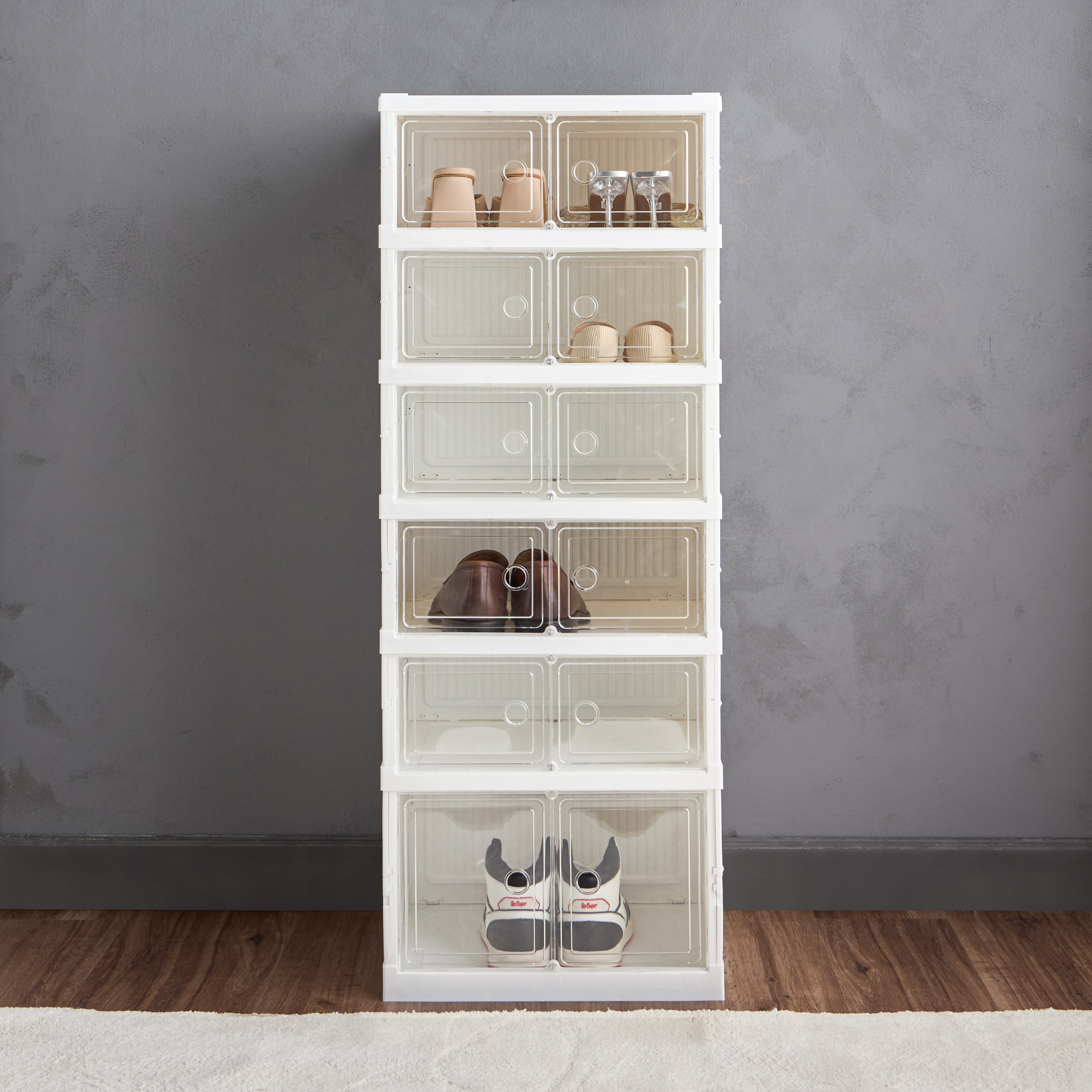 Kailey 6-Tier Shoe Rack - 35x44 cm-household-storage-storagesolutions-shoeracksandstorage-image-2