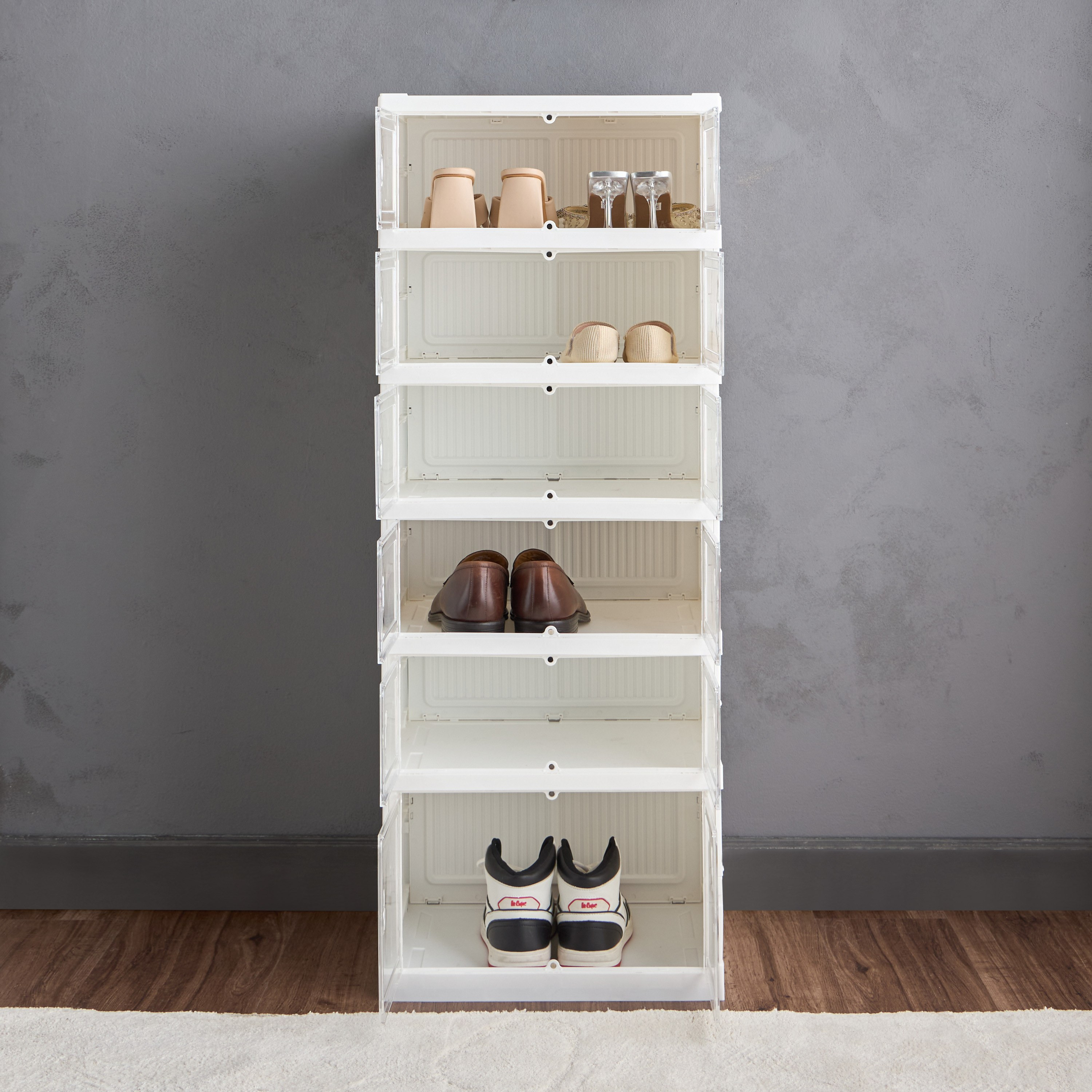 Kailey 6-Tier Shoe Rack - 35x44 cm-household-storage-storagesolutions-shoeracksandstorage-image-3
