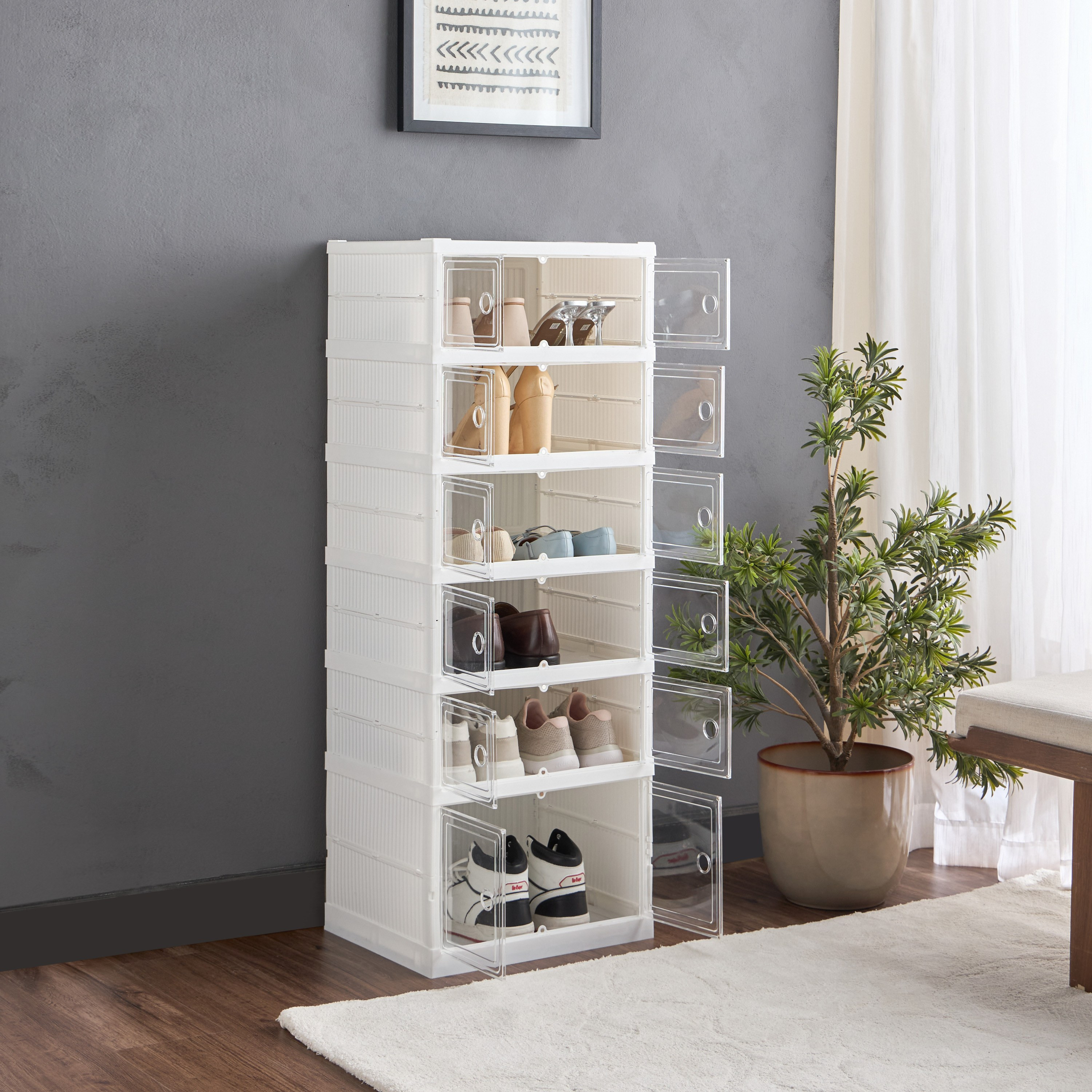 رف أحذية 6 طوابق - كايلي - 35x44 سم-household-storage-storagesolutions-shoeracksandstorage-image-6