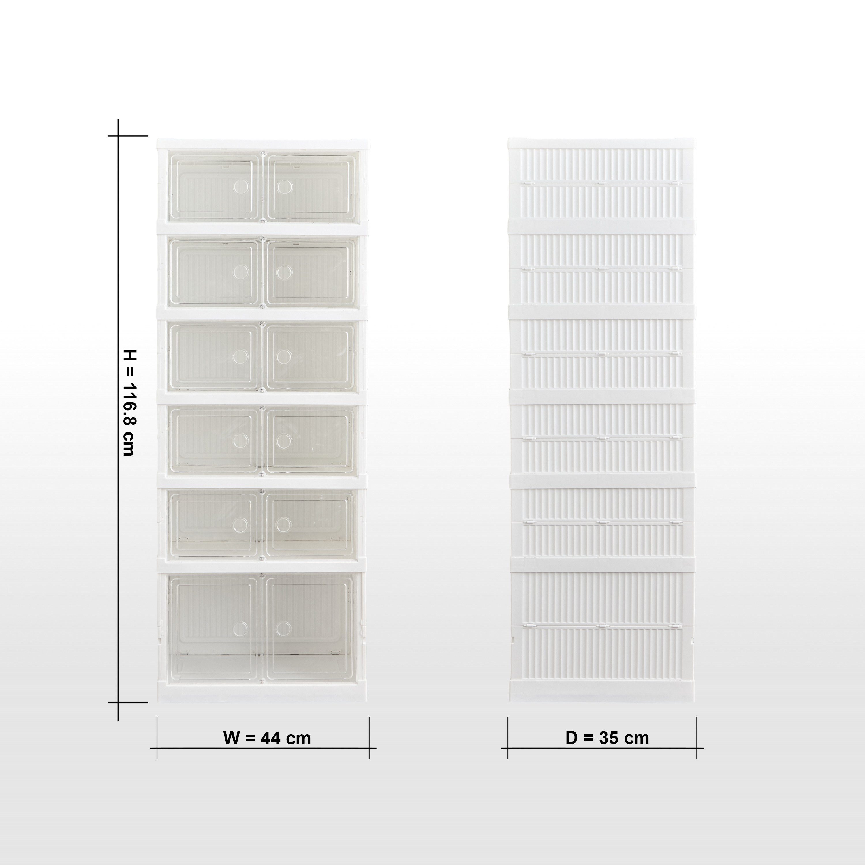 Kailey 6-Tier Shoe Rack - 35x44 cm-household-storage-storagesolutions-shoeracksandstorage-image-7