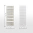 Kailey 6-Tier Shoe Rack - 35x44 cm-household-storage-storagesolutions-shoeracksandstorage-image-7