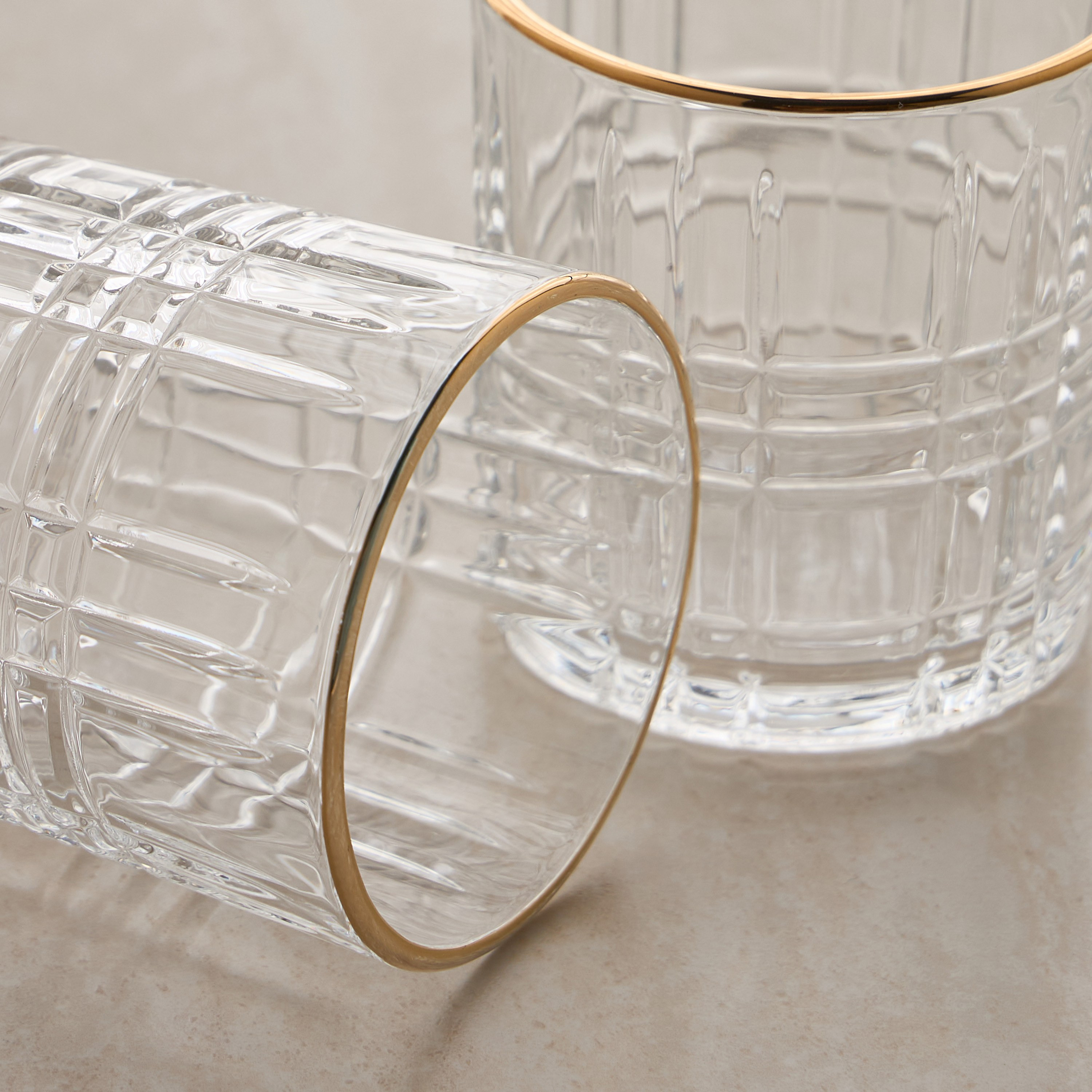 Noura 6-Piece DOF Glass Set - 300 ml-household-dining-glassware-drinkingglasses-image-3