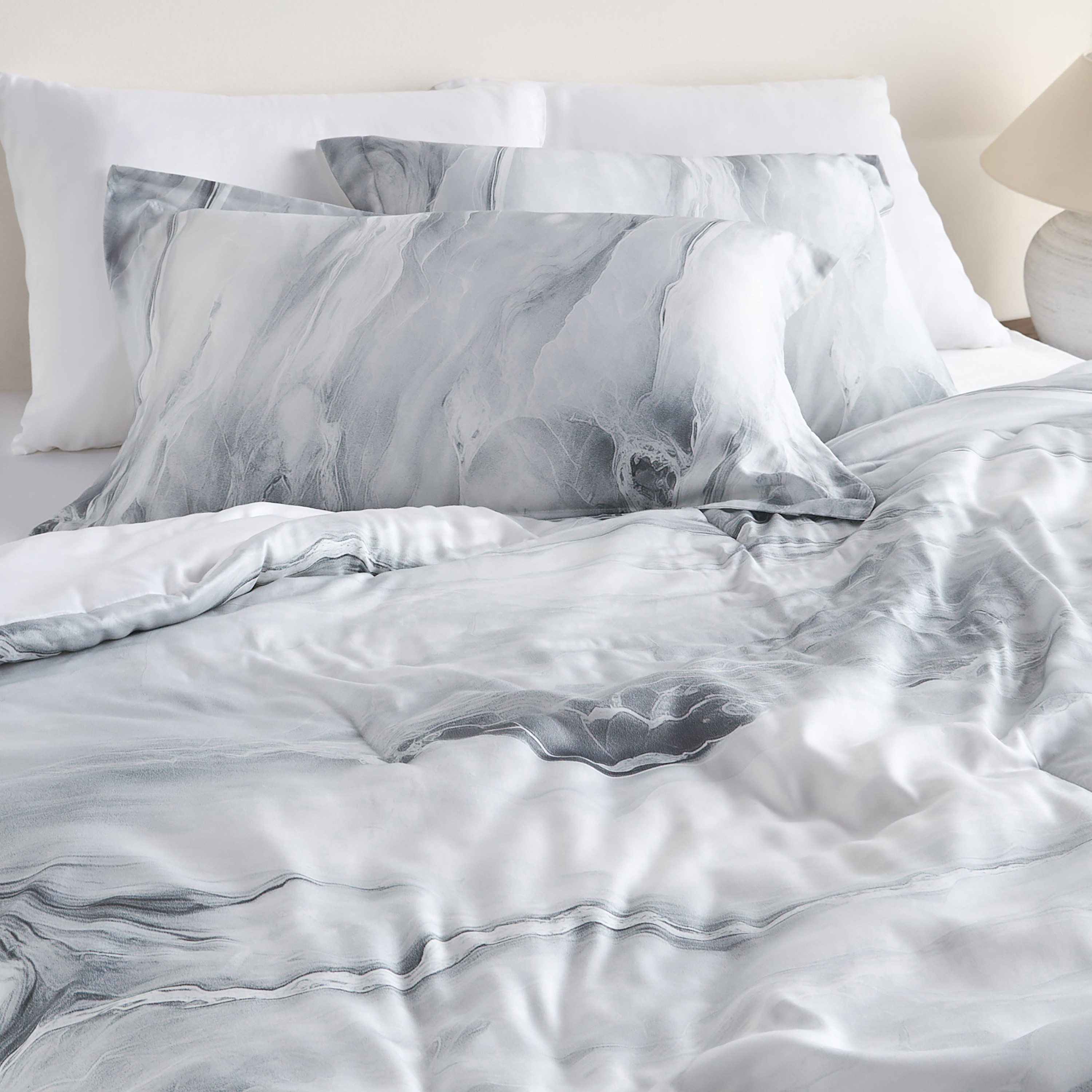 Jaydee Waves Lyocell 6-Piece Super King Comforter and Sheet Set - 240x260 cm-household-bedding-comfortersandbedspreads-bedinabag-image-7