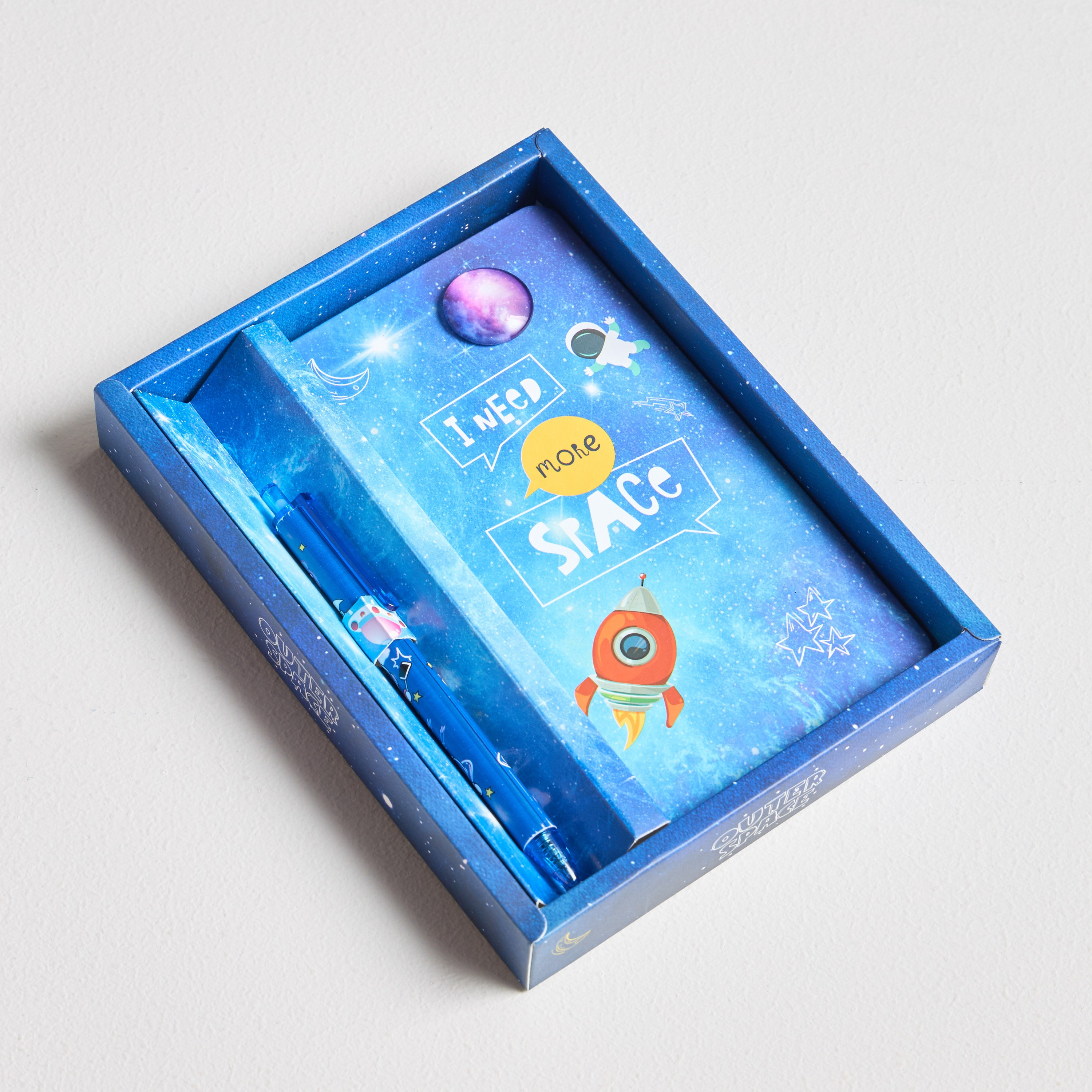 Outer Space Notebook and Pen Set-babyandkids-schoolessentials-stationery-image-3
