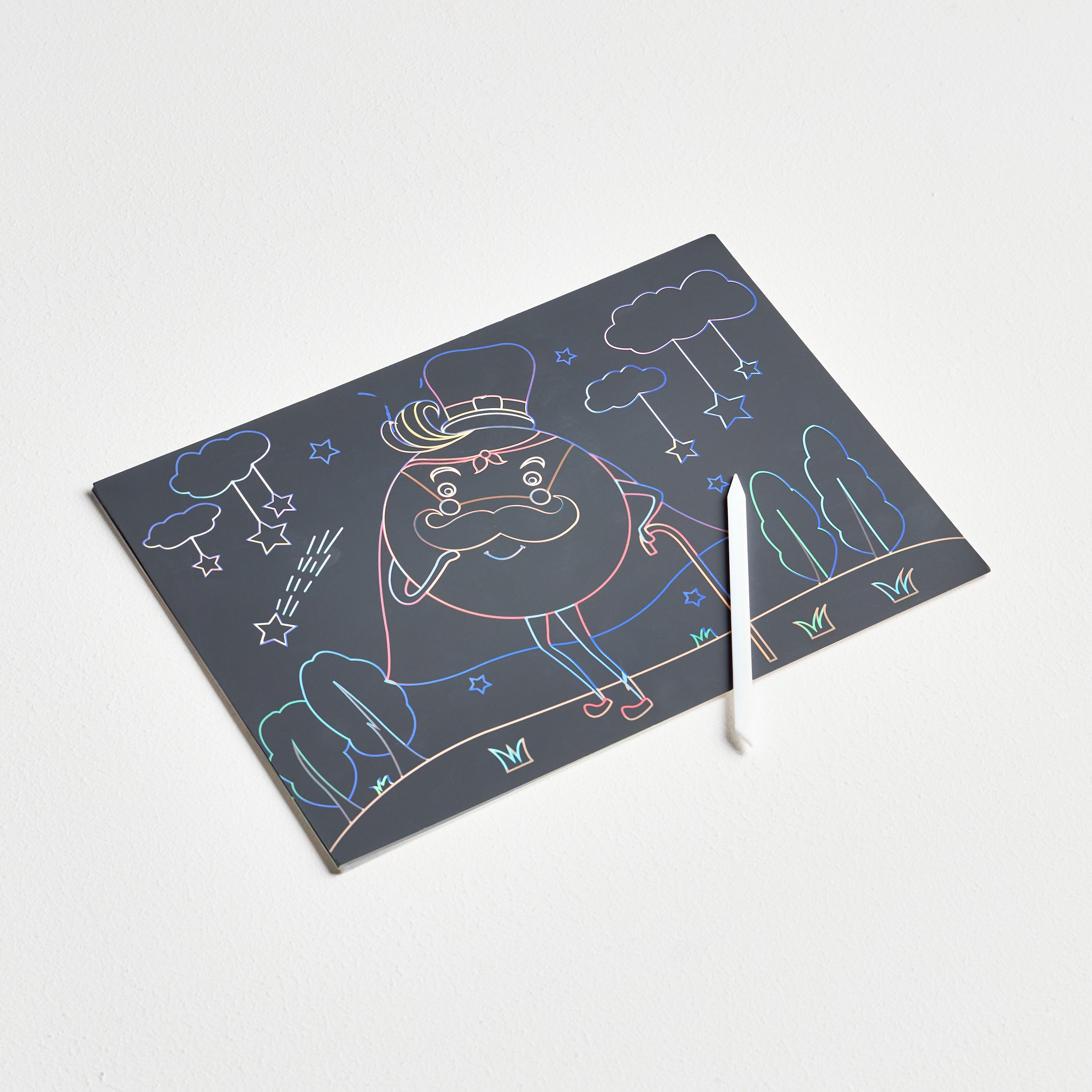 Galaxy Planetary Scratch Card - Set of 10