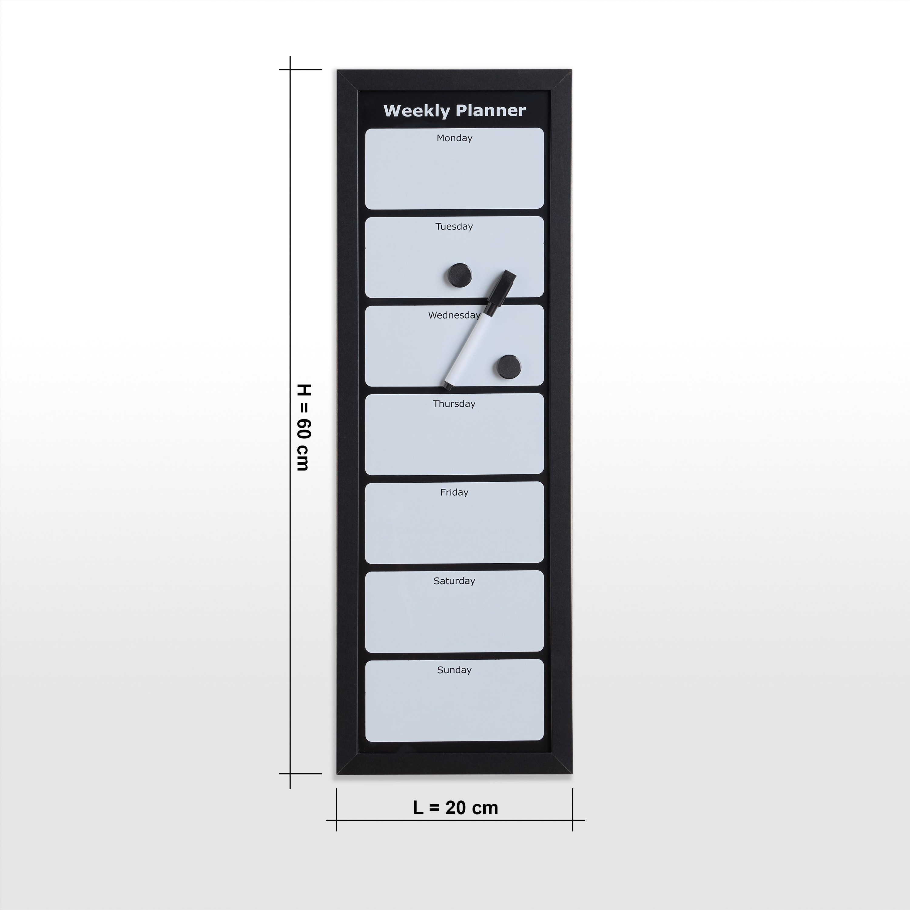 Dyan Magnetic Weekly Planner White Board-babyandkids-schoolessentials-stationery-image-4