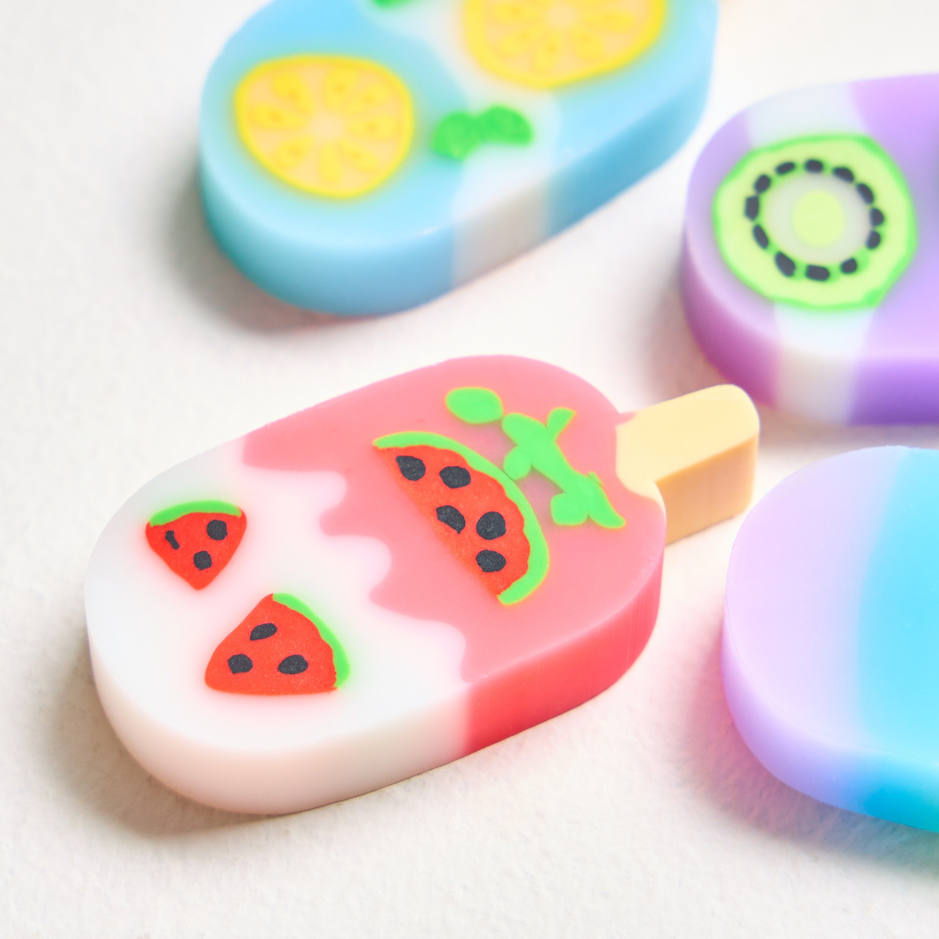 Popsicle Ice Cream Eraser - Set of 4-babyandkids-schoolessentials-stationery-image-2