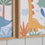 طقم زينة حائط كانفاس مؤطرة بارزة الملمس بتصميم ديناصور من 3 قطع - 30x40 سم-kids-decorandlighting-decor-wallart-image-3