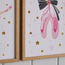 طقم زينة حائط كانفاس مؤطرة بتصميم باليرينا بالجليتر من قطعتين - 30x40 سم-kids-decorandlighting-decor-wallart-image-3