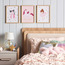 طقم زينة حائط كانفاس مؤطرة بتصميم باليرينا بالجليتر من قطعتين - 30x40 سم-kids-decorandlighting-decor-wallart-image-2