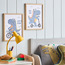 Roar Dino 2-Piece Textured Framed Canvas Wall Art Set - 30x40 cm-kids-decorandlighting-decor-wallart-image-3