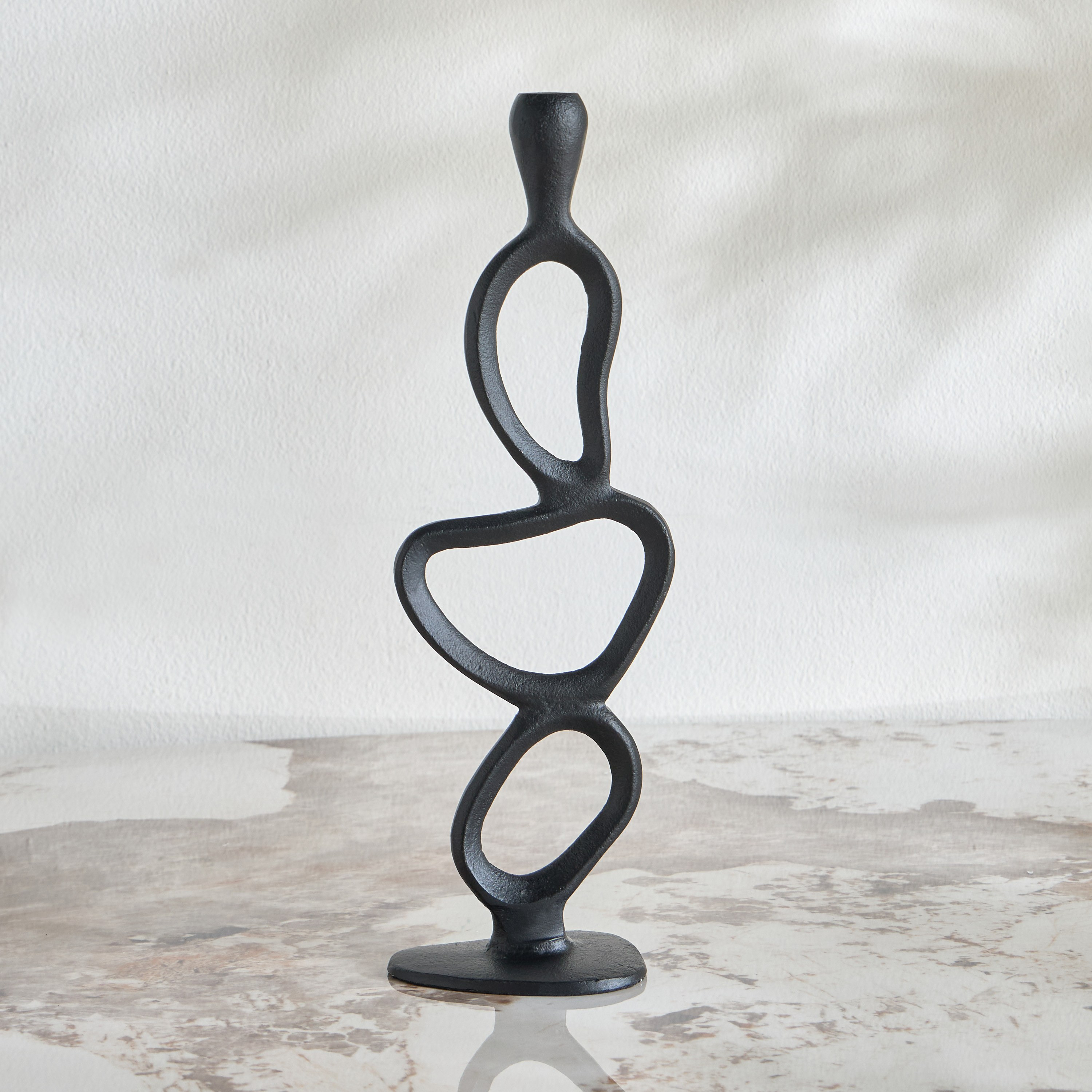 Nouf Serra Metal Taper Candleholder - 40 cm-household-decor-candleholdersandlanterns-image-3