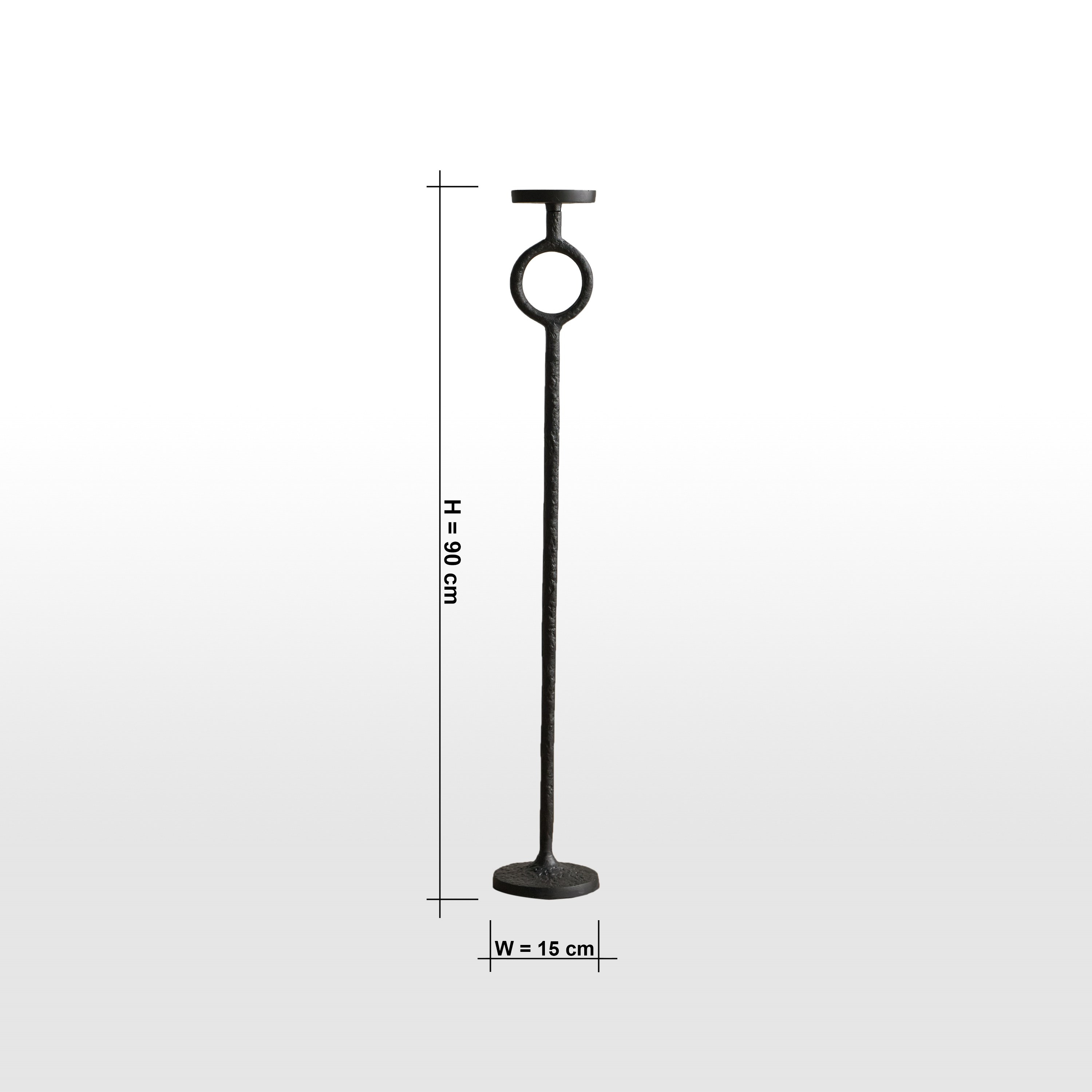LouLou Floor Pillar Candleholder-household-decor-candleholdersandlanterns-image-6