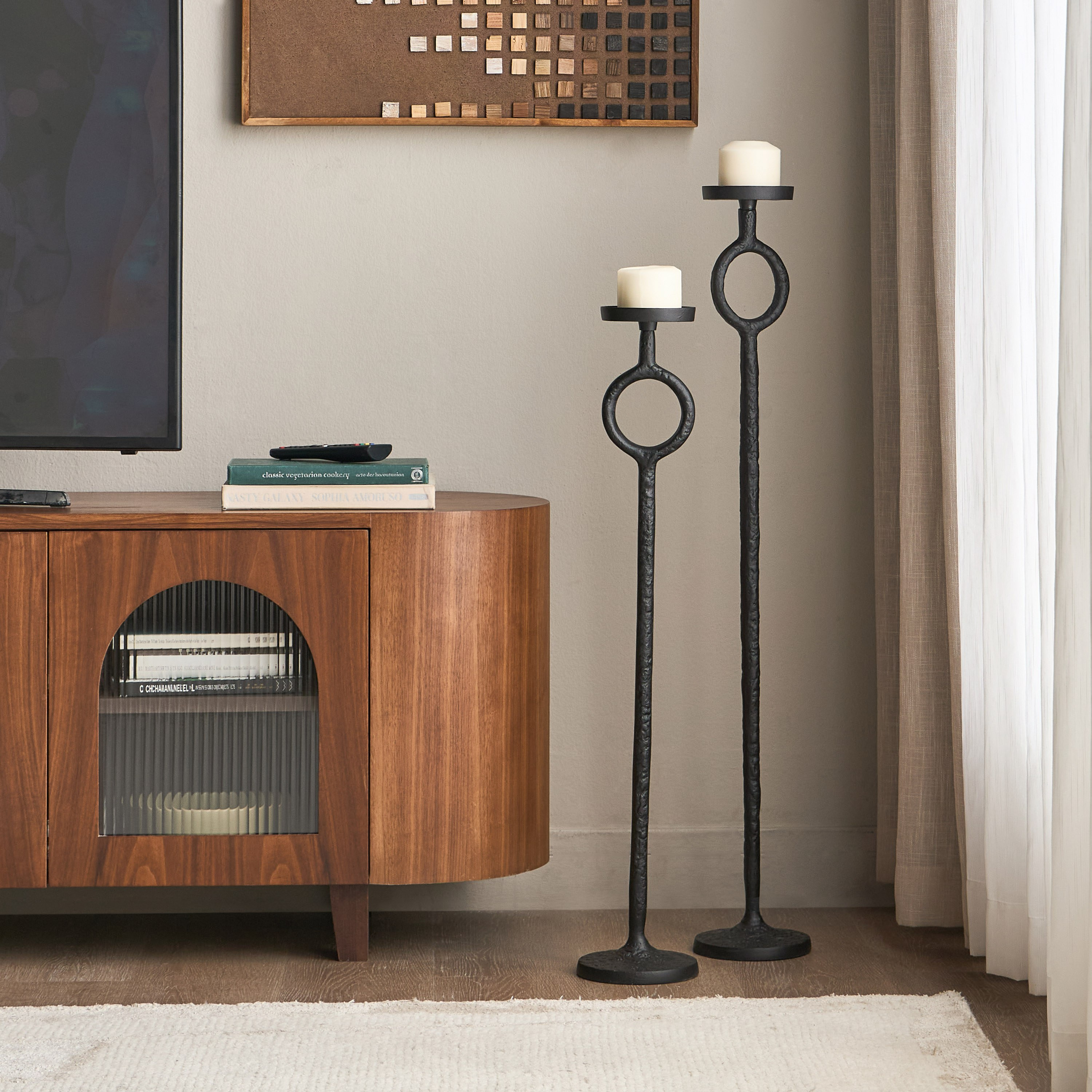 LouLou Floor Pillar Candleholder-household-decor-candleholdersandlanterns-image-5