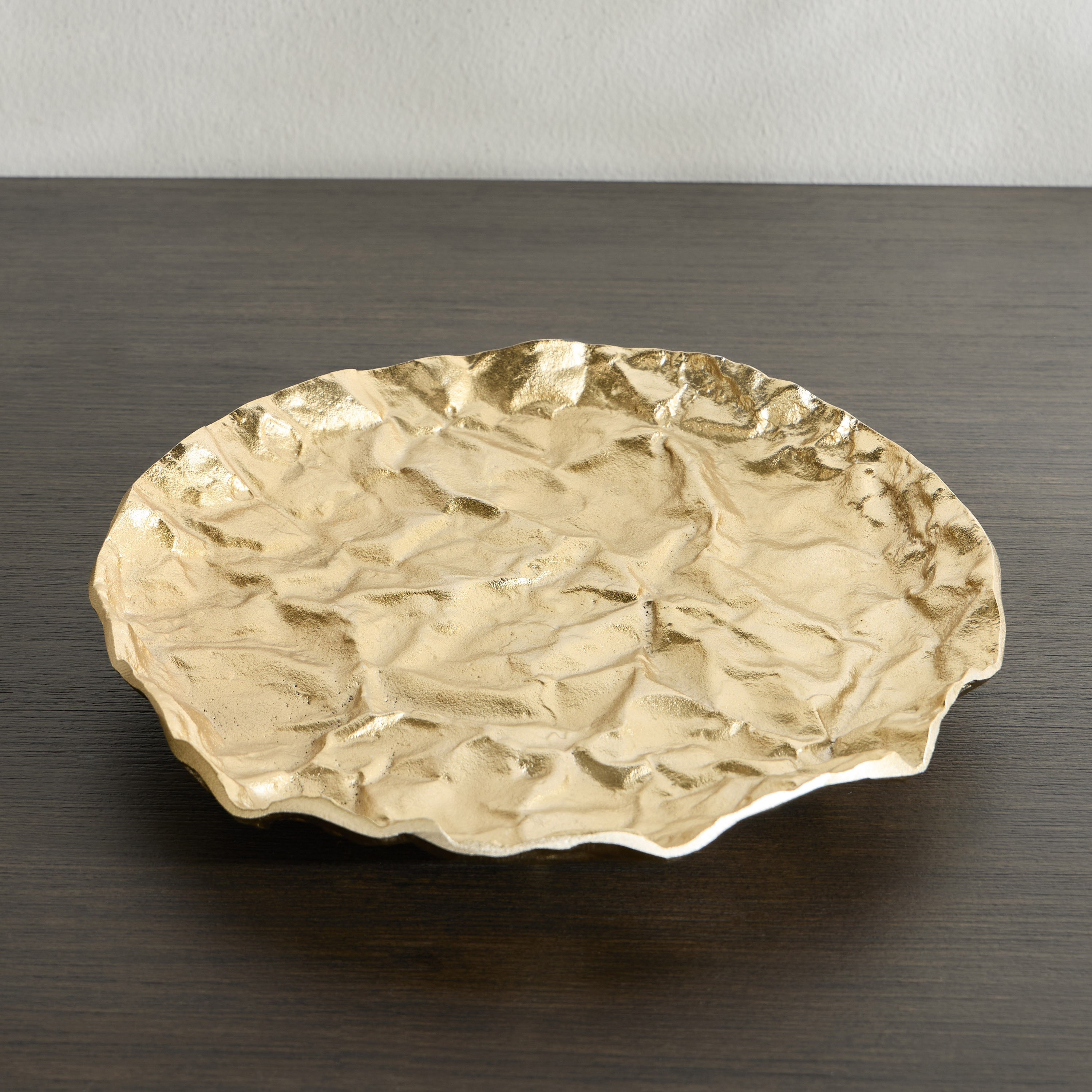 Dahab Fatima Adria Metal Decorative Bowl - 32 cm-household-decor-vasesandbowls-image-1