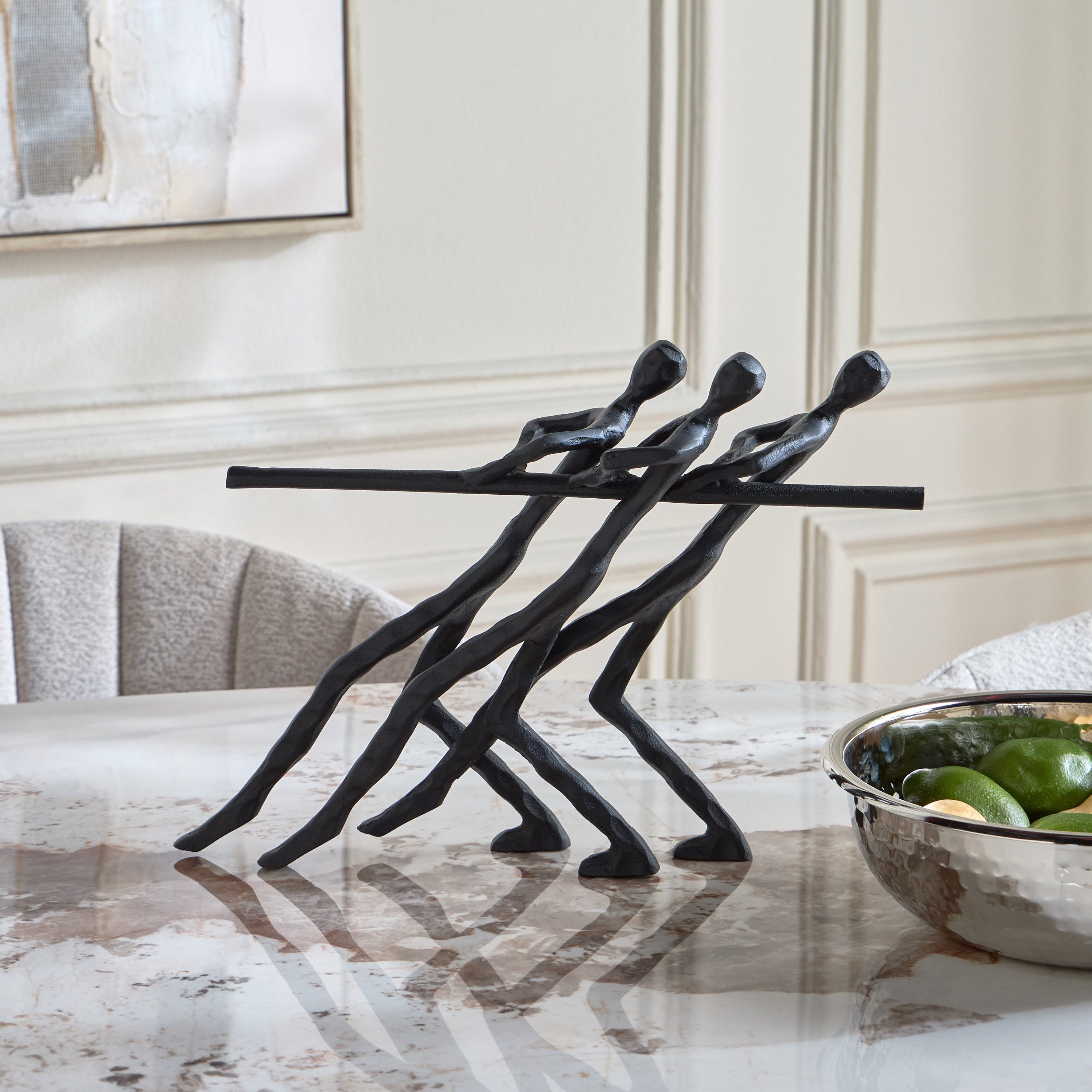 تمثال ديكور لرجال يسحبون عصا - لولو إمبولي-household-decor-decorativeobjectsandsculptures-image-4