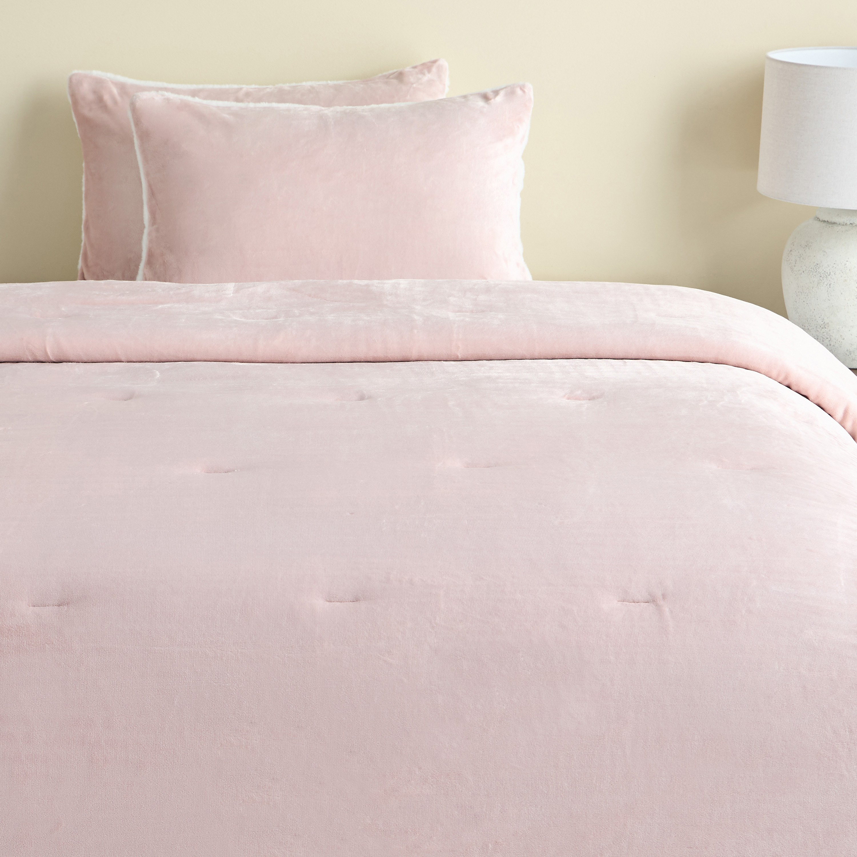 Opal Flannel 3-Piece Queen Comforter Set - 200x240 cm-household-bedding-comfortersandbedspreads-comforters-image-2