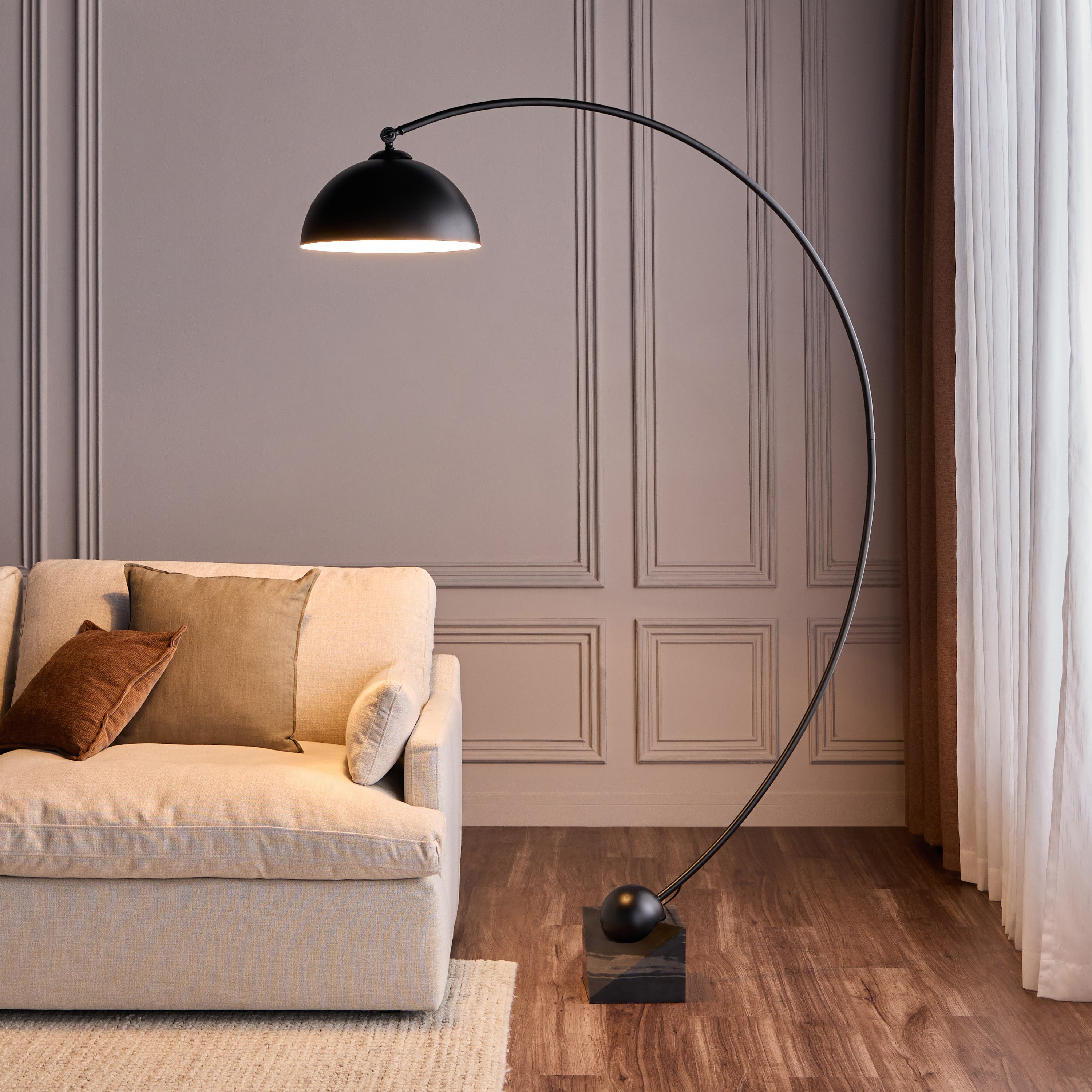 Specter Metal Arc Floor Lamp - 199 cm-household-lighting-floorlamps-image-2