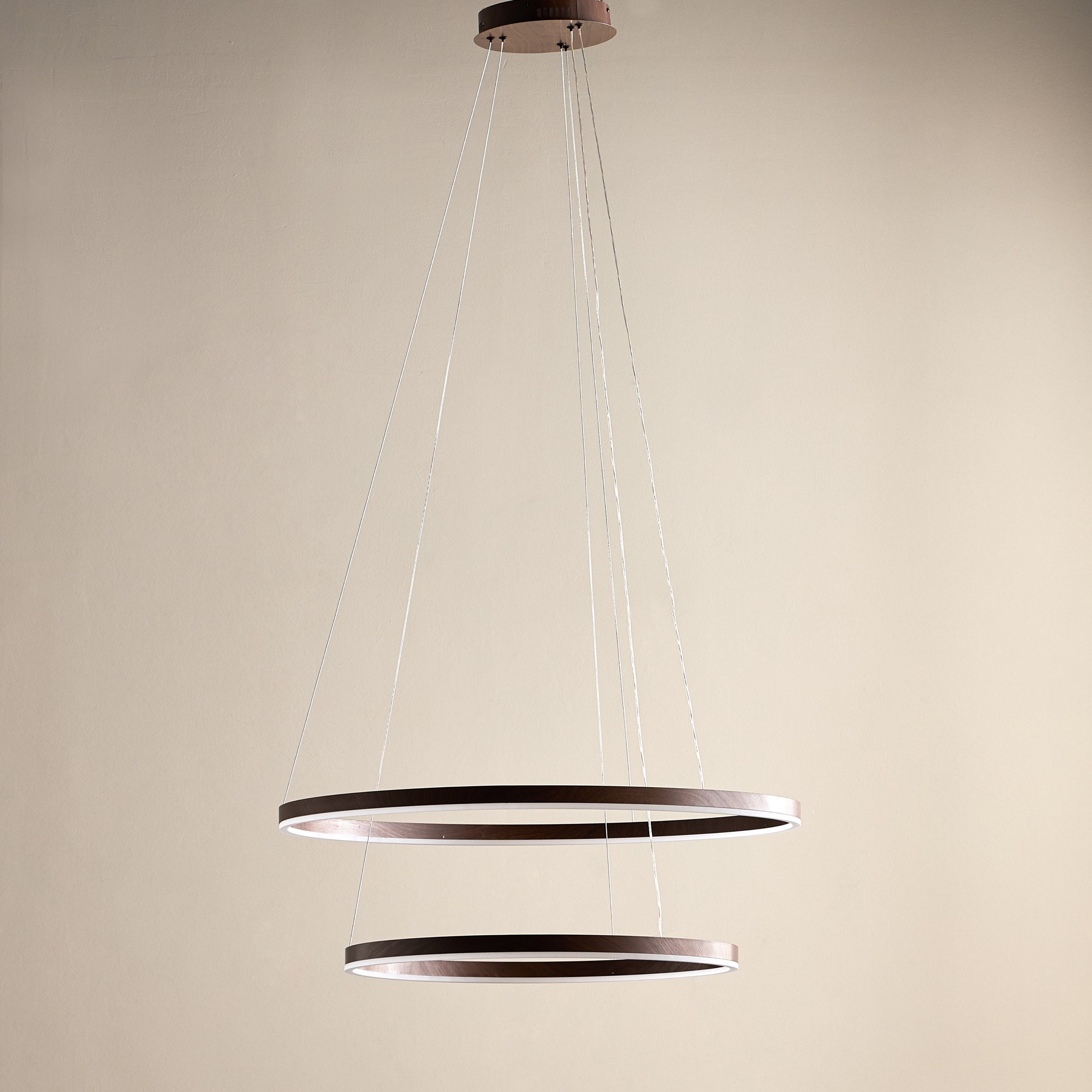 مصباح متدلي معدن بمصباحين - أنطوان-household-lighting-ceilinglamps-pendantlamps-image-1