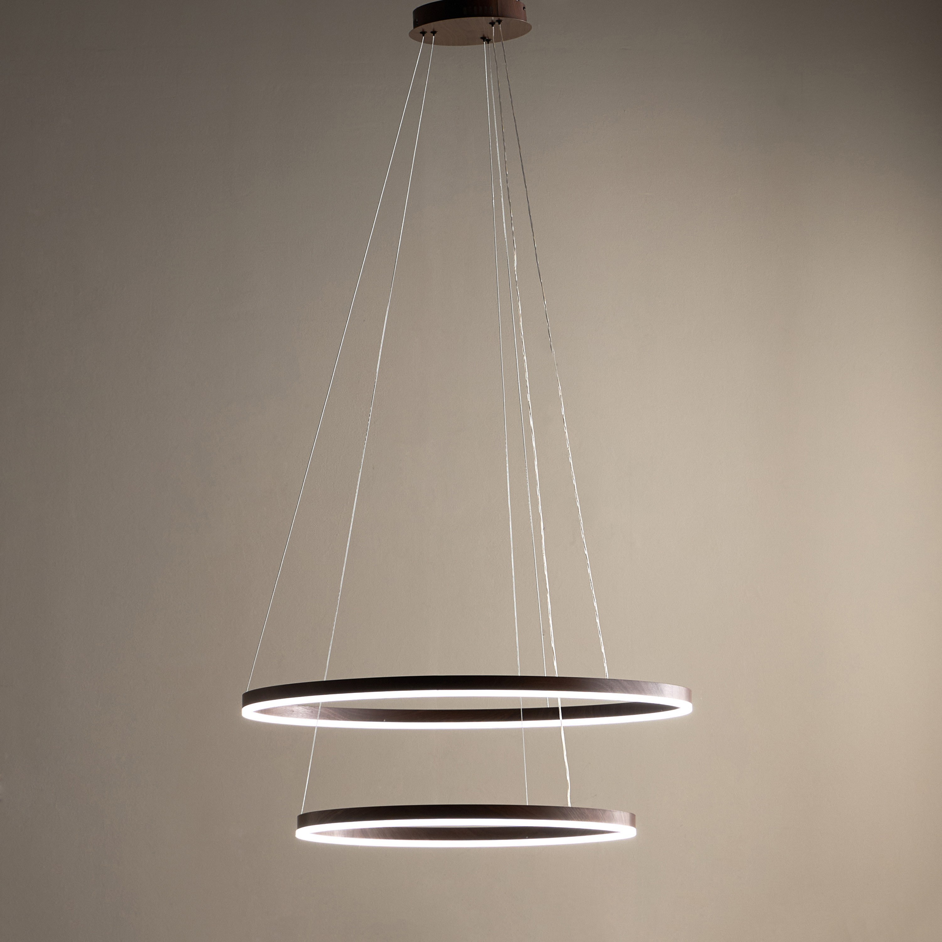 مصباح متدلي معدن بمصباحين - أنطوان-household-lighting-ceilinglamps-pendantlamps-image-2
