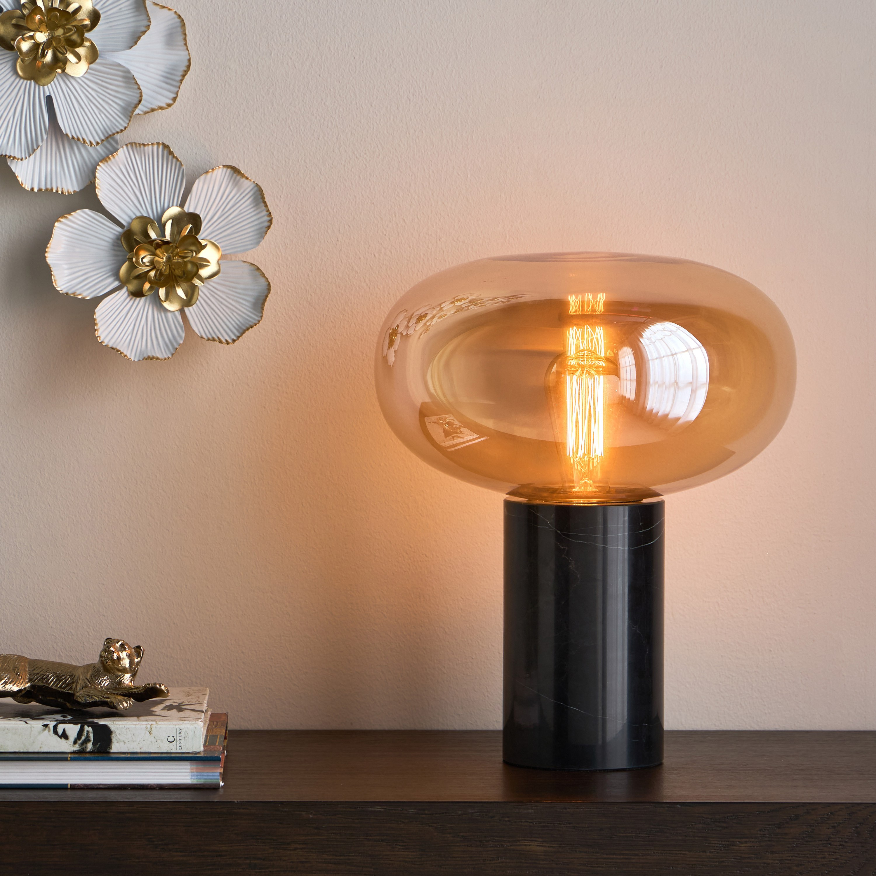 Lenelyn Marble Table Lamp - 26 cm-household-lighting-tableanddesklamps-image-4