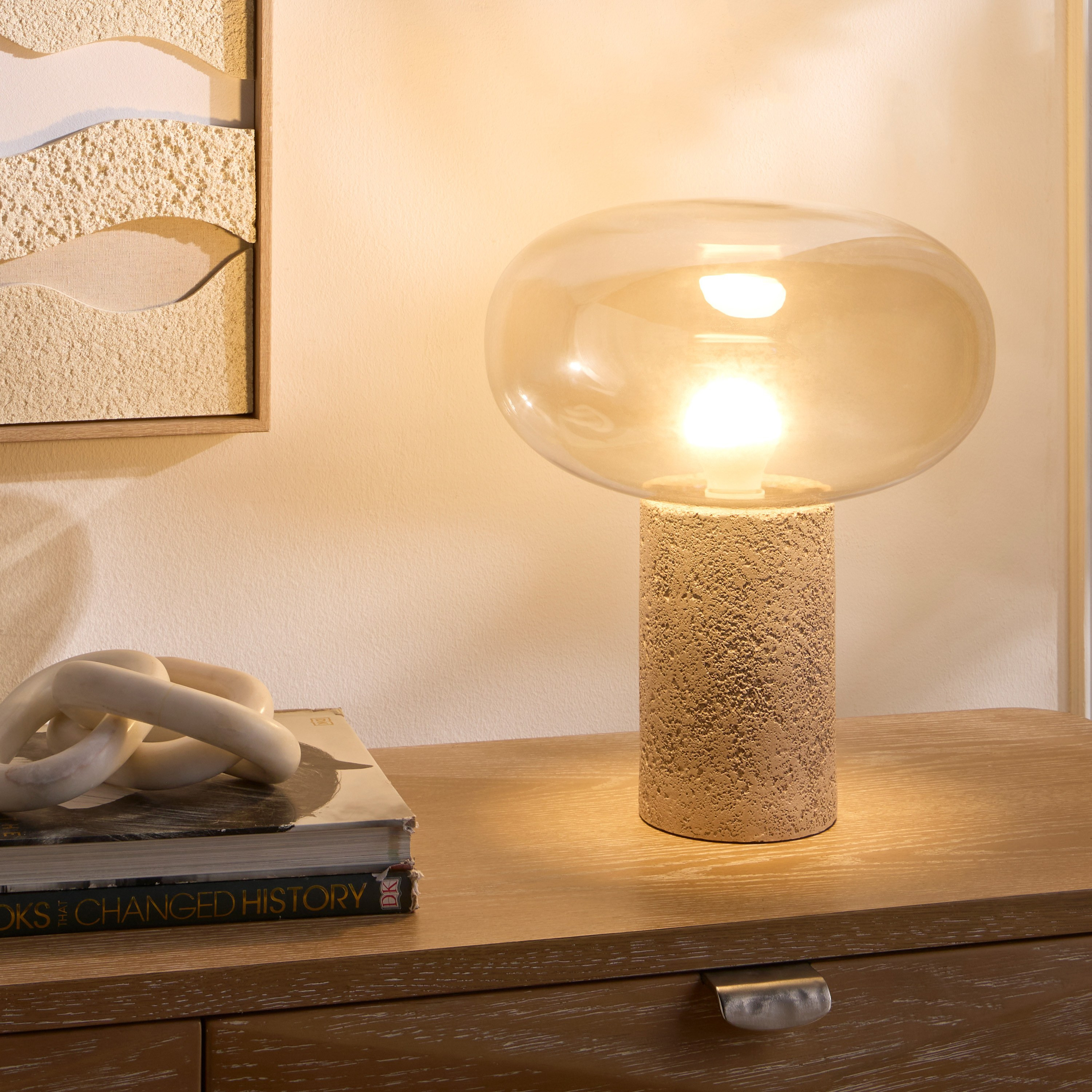 مصباح طاولة بوليريسين - لينيلين - 26 سم-household-lighting-tableanddesklamps-image-4