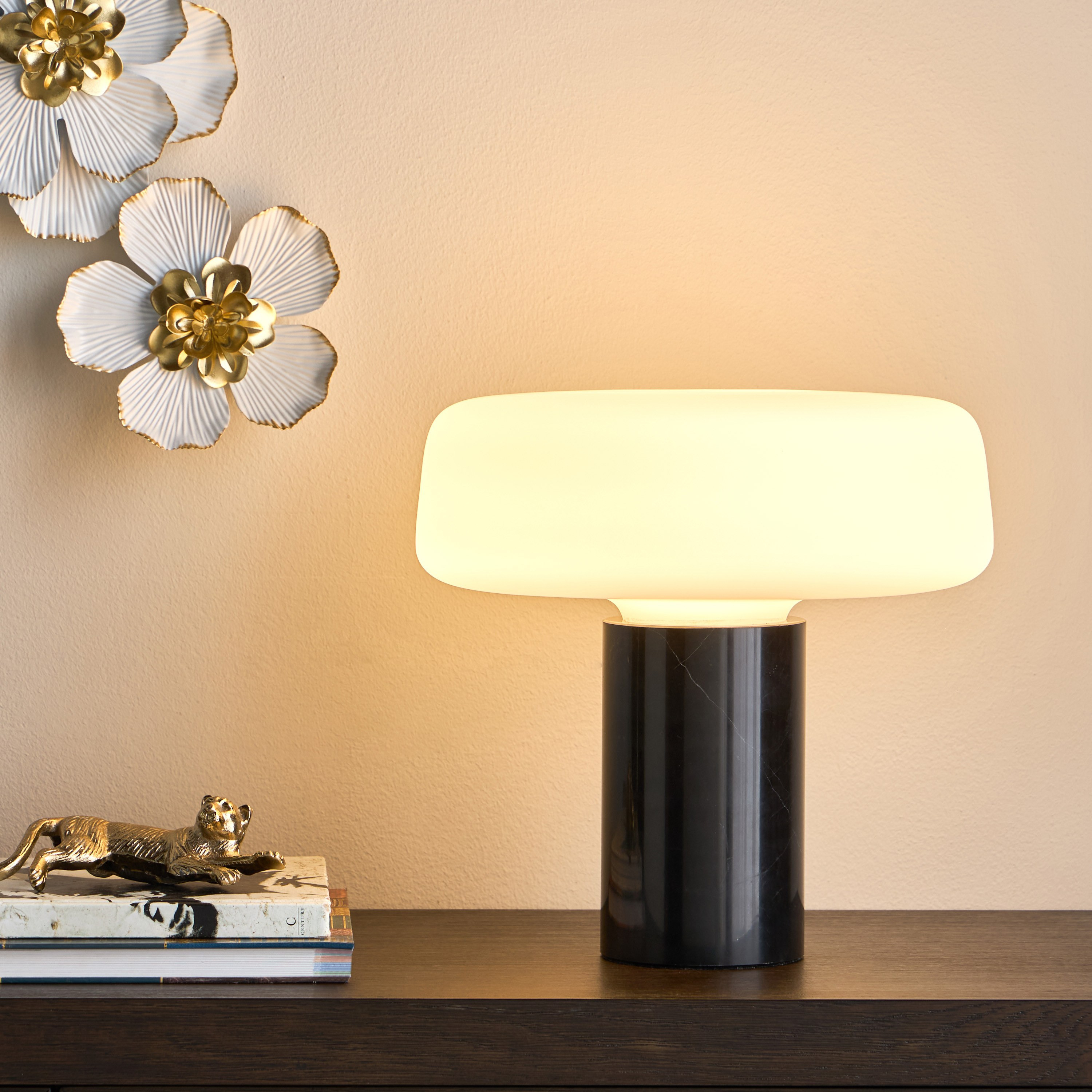 Makki Marble Table Lamp - 35 cm-household-lighting-tableanddesklamps-image-4