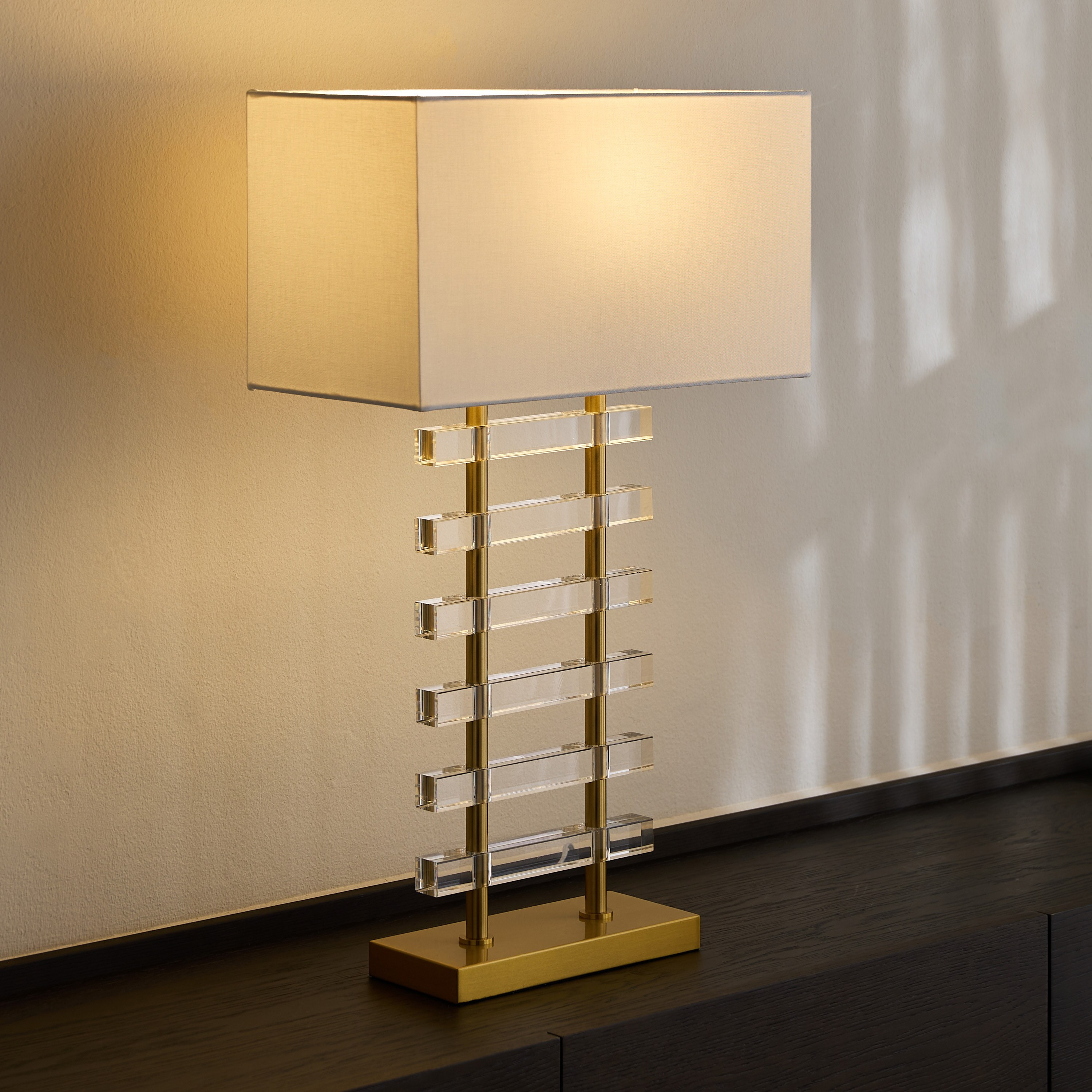 Adhara Acrylic Table Lamp - 76 cm-household-lighting-tableanddesklamps-image-2