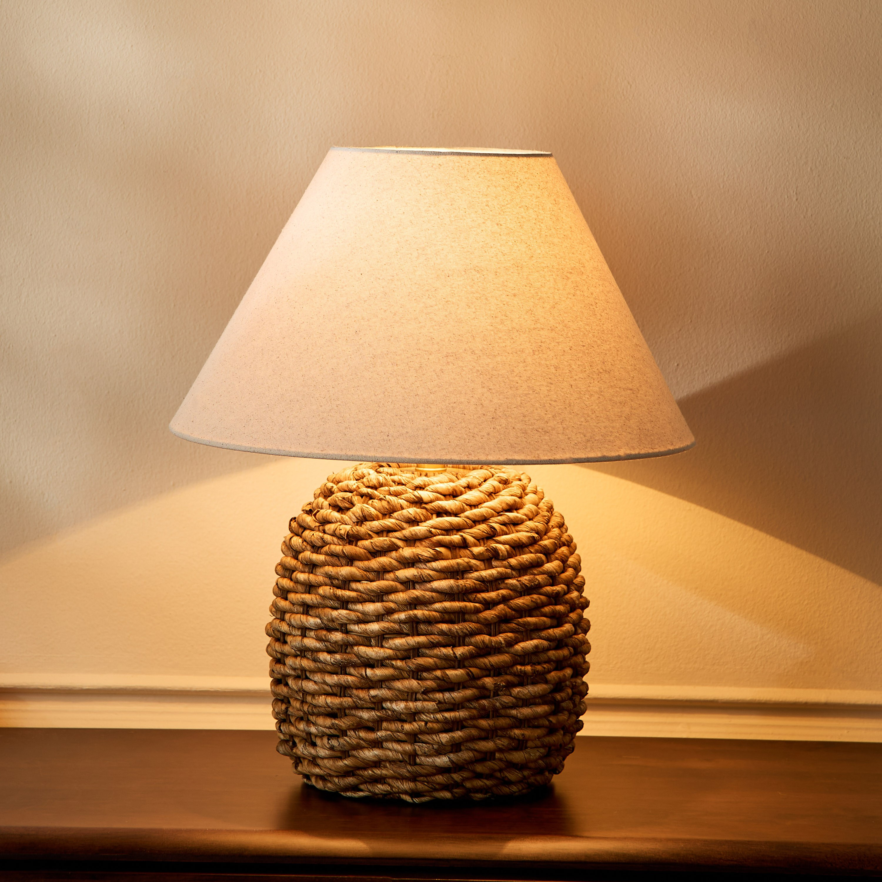 Ivey Rattan Table Lamp - 55 cm-household-lighting-tableanddesklamps-image-2